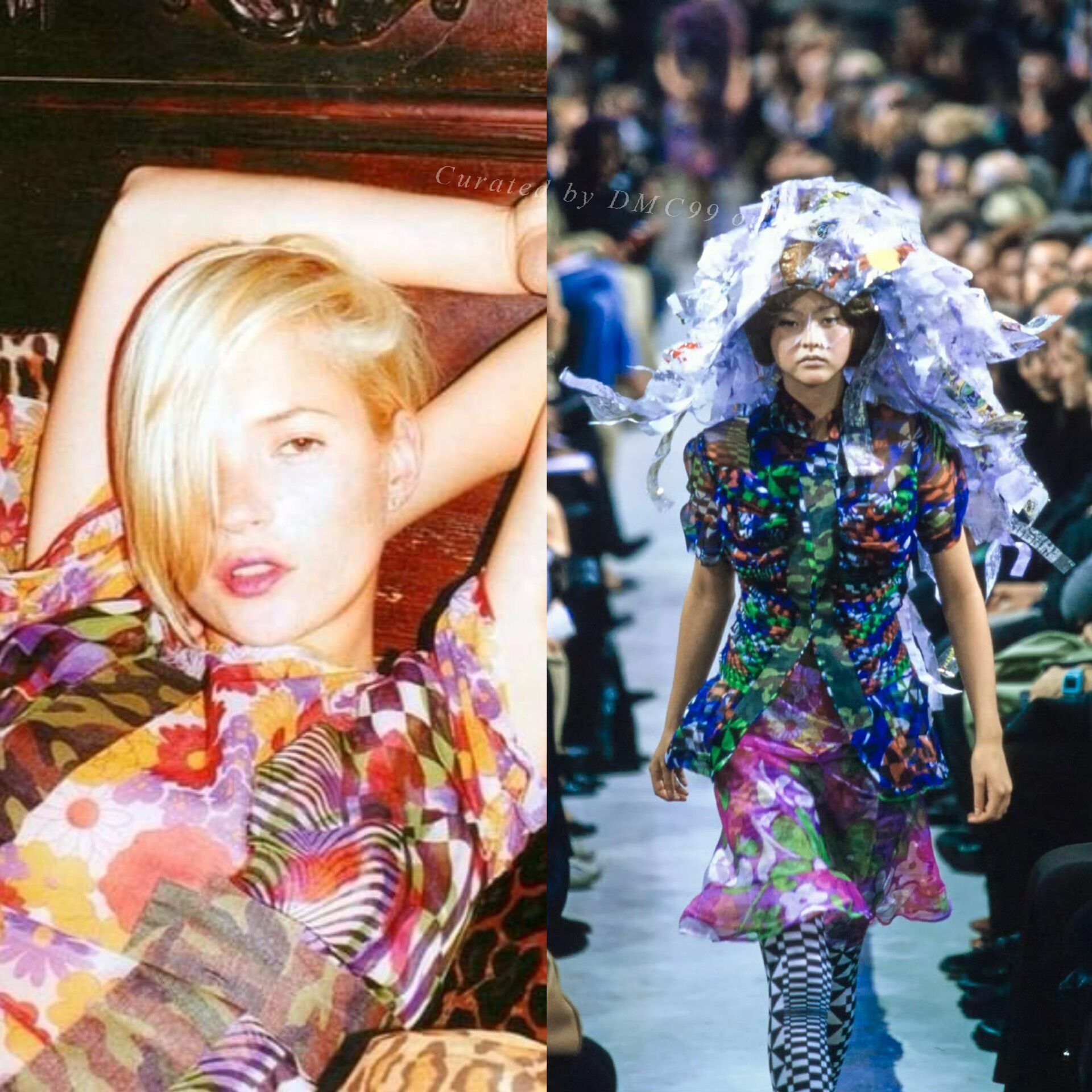 Rei Kawakubo Comme des Garçons 2001 Sheer Floral Pleated Top Size M / US 6-8 / IT 42-44 - 9 Thumbnail