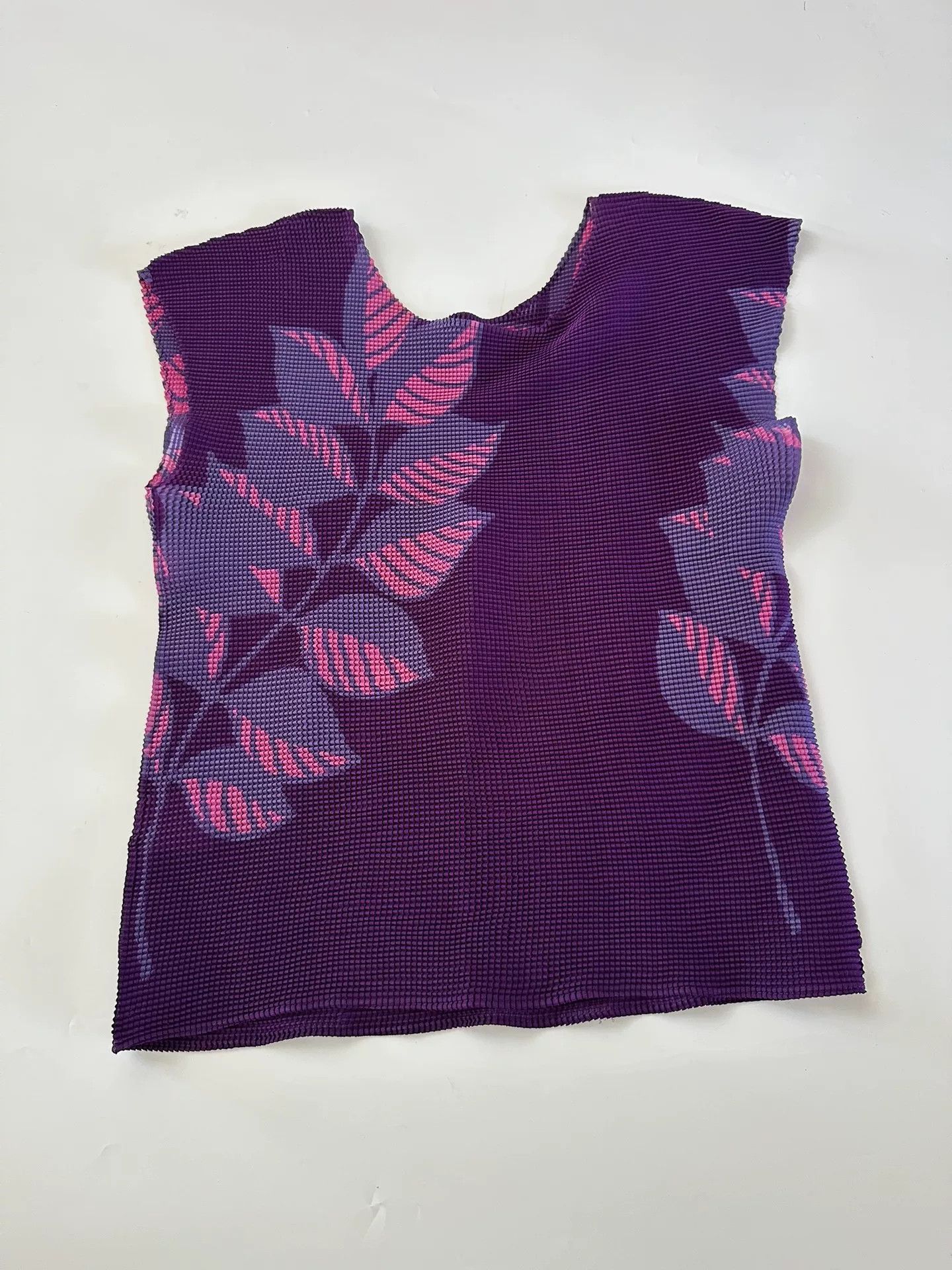 Pleats Please Issey Miyake Issey Miyake Me Line Leaf Pleated Top Size M / US 6-8 / IT 42-44 - 2 Thumbnail