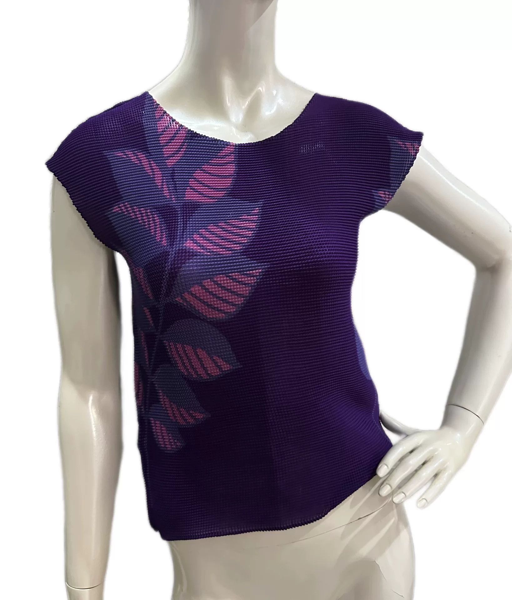 Pleats Please Issey Miyake Issey Miyake Me Line Leaf Pleated Top Size M / US 6-8 / IT 42-44 - 6 Thumbnail