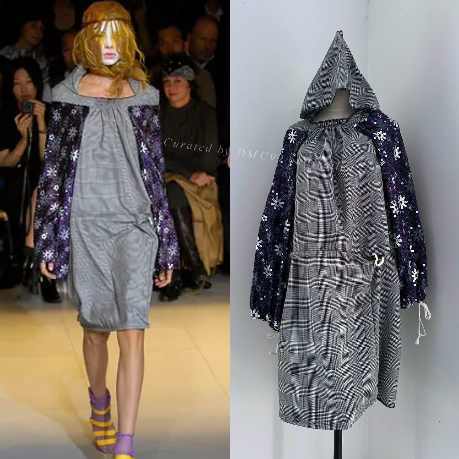 Rei Kawakubo Comme des Garçons 2007 Runway Dress Size M / US 6-8 / IT 42-44 - 9 Thumbnail