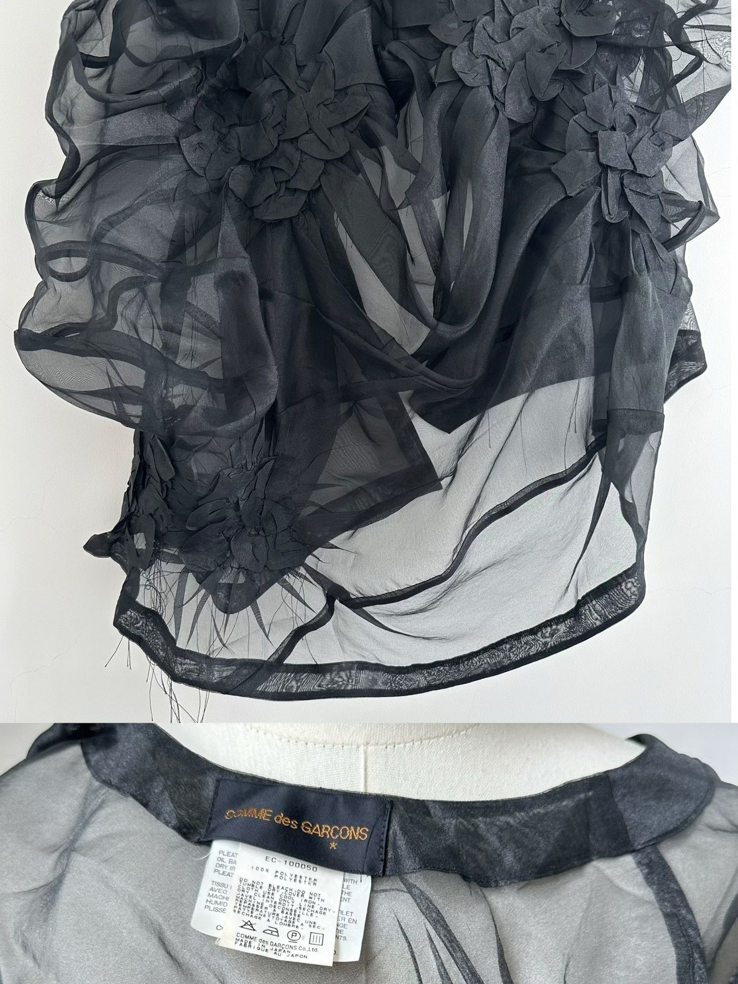 Rei Kawakubo Comme des Garçons 1997 Body Meets Dress Top Size M / US 6-8 / IT 42-44 - 8 Thumbnail