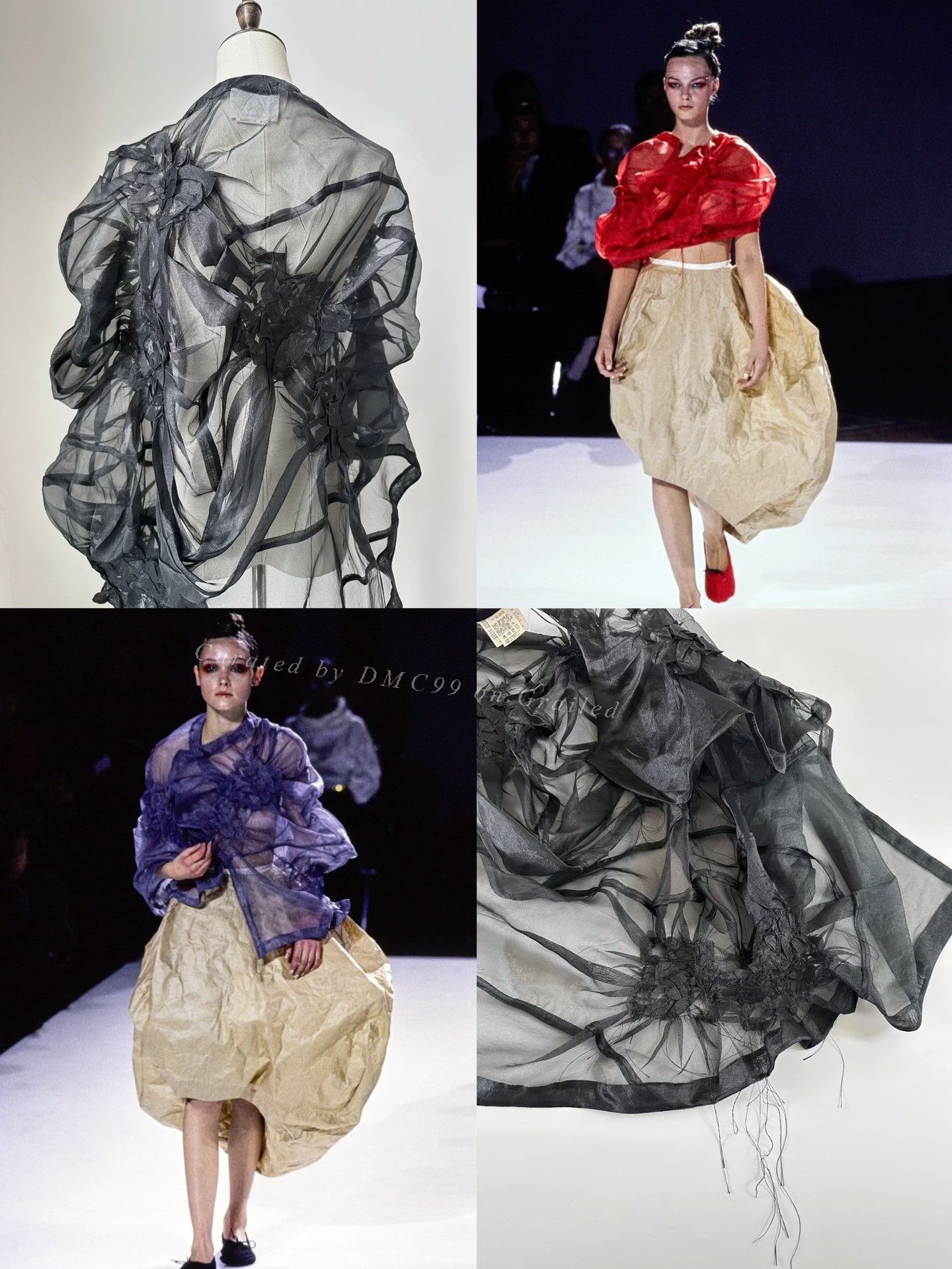 Rei Kawakubo Comme des Garçons 1997 Body Meets Dress Top Size M / US 6-8 / IT 42-44 - 9 Thumbnail