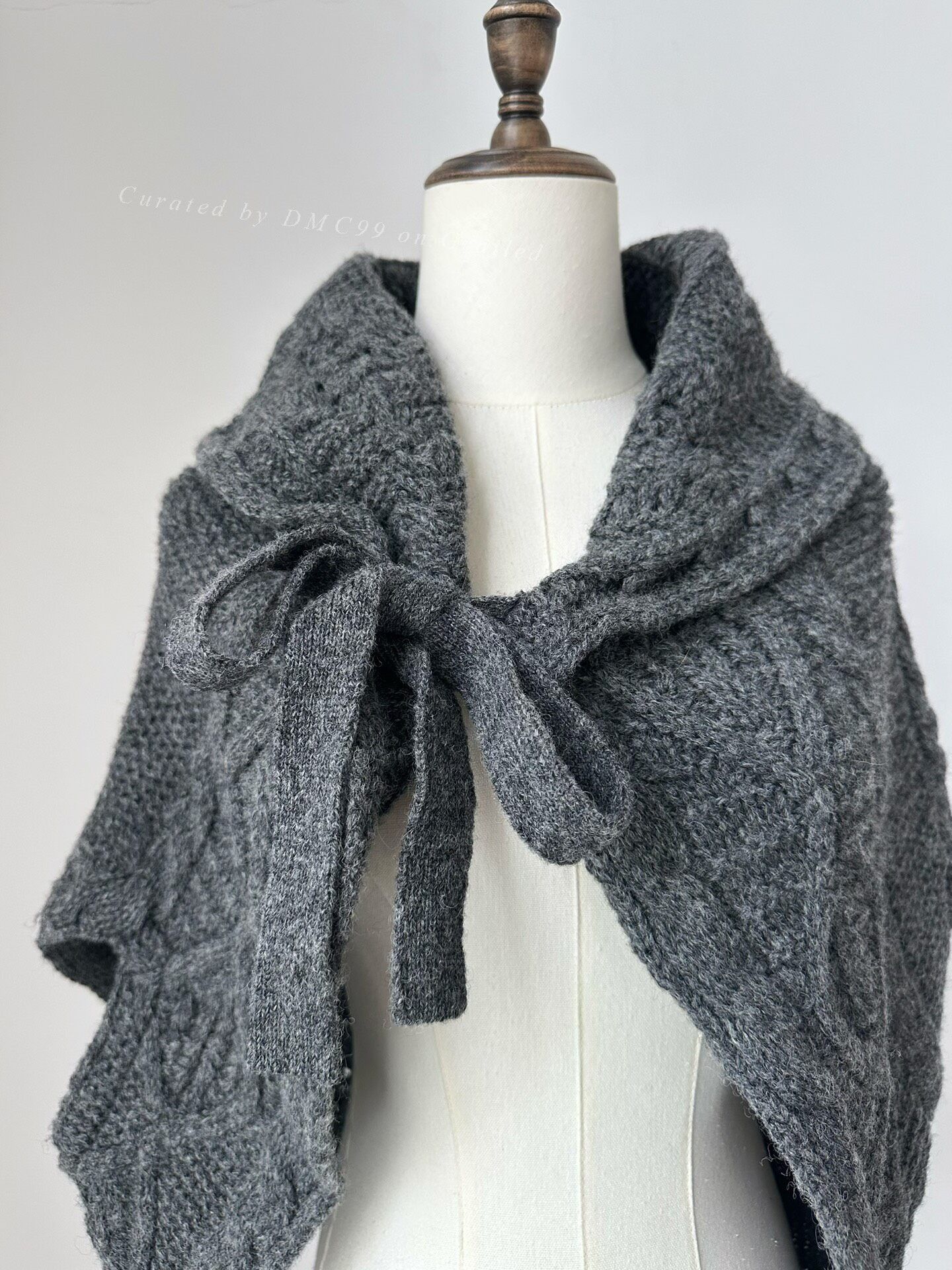 Comme des Garcons Comme des Garçons Tricot Wool Cape Size M / US 6-8 / IT 42-44 - 2 Thumbnail