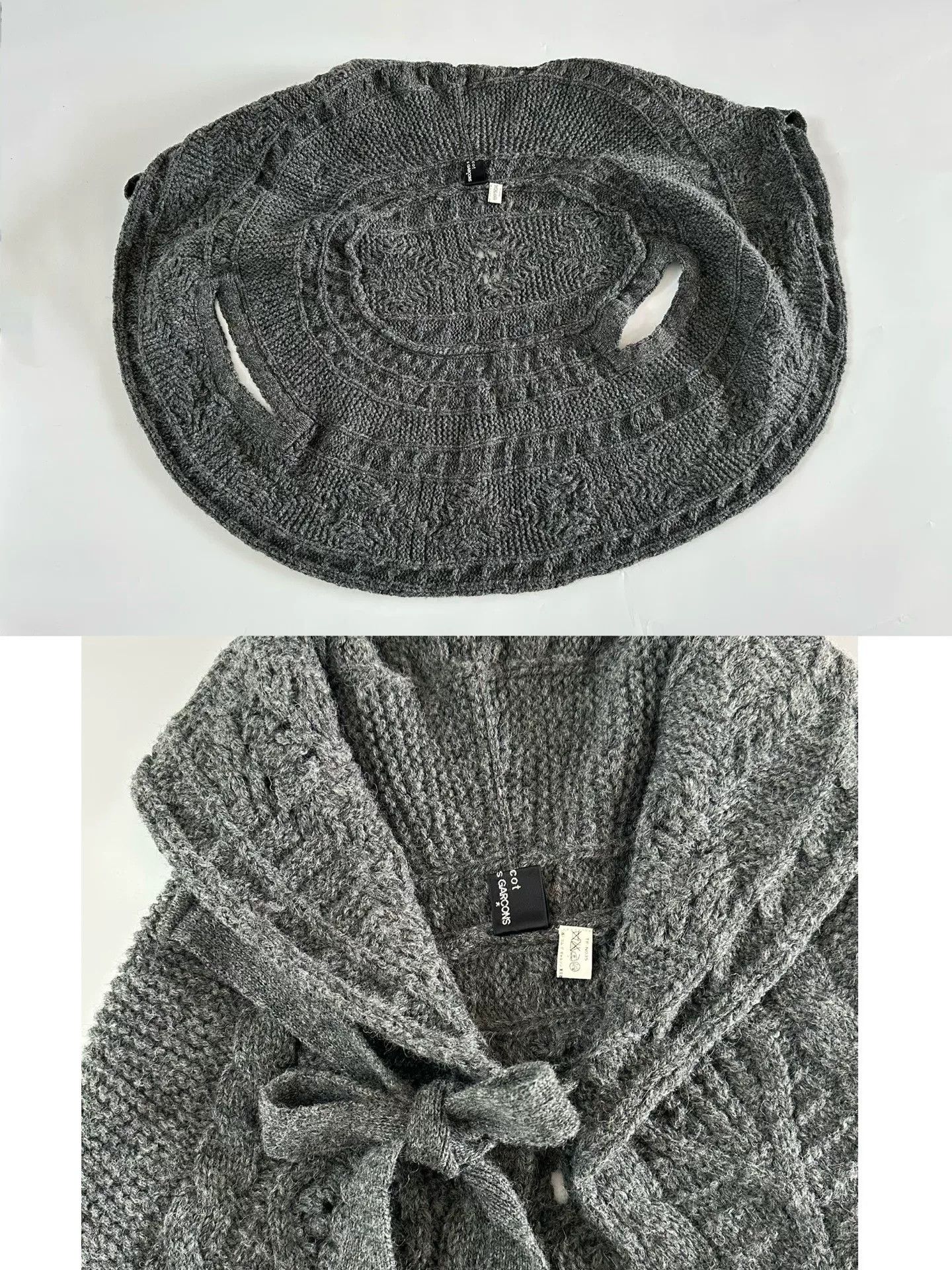 Comme des Garcons Comme des Garçons Tricot Wool Cape Size M / US 6-8 / IT 42-44 - 9 Thumbnail