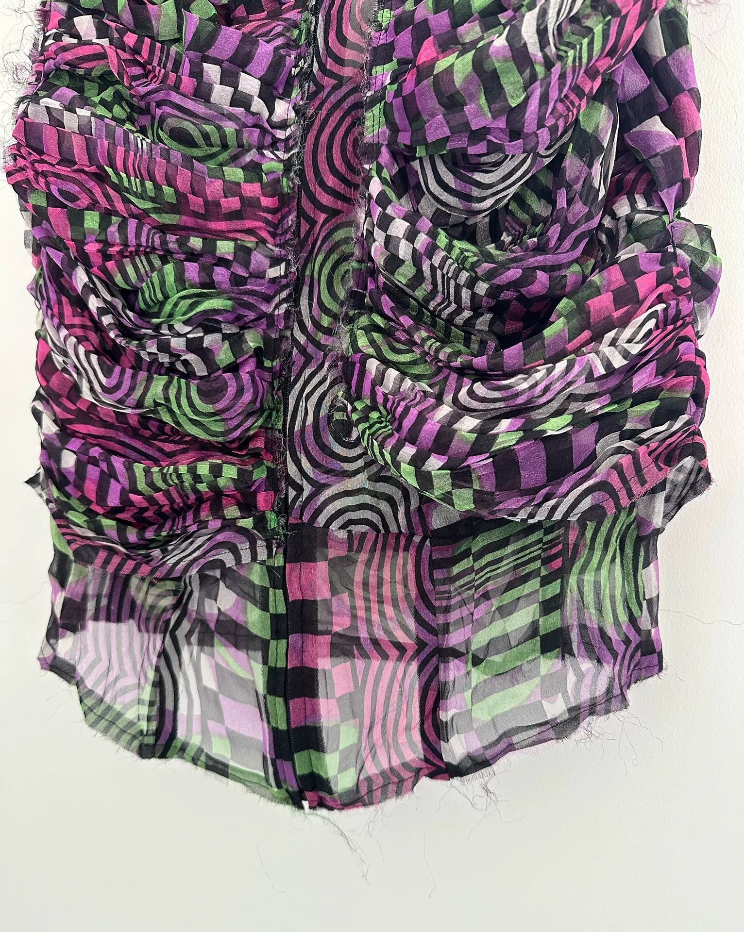 Comme des Garcons Comme des Garçons 2001 Optical Shock Runway Top Size M / US 6-8 / IT 42-44 - 3 Thumbnail