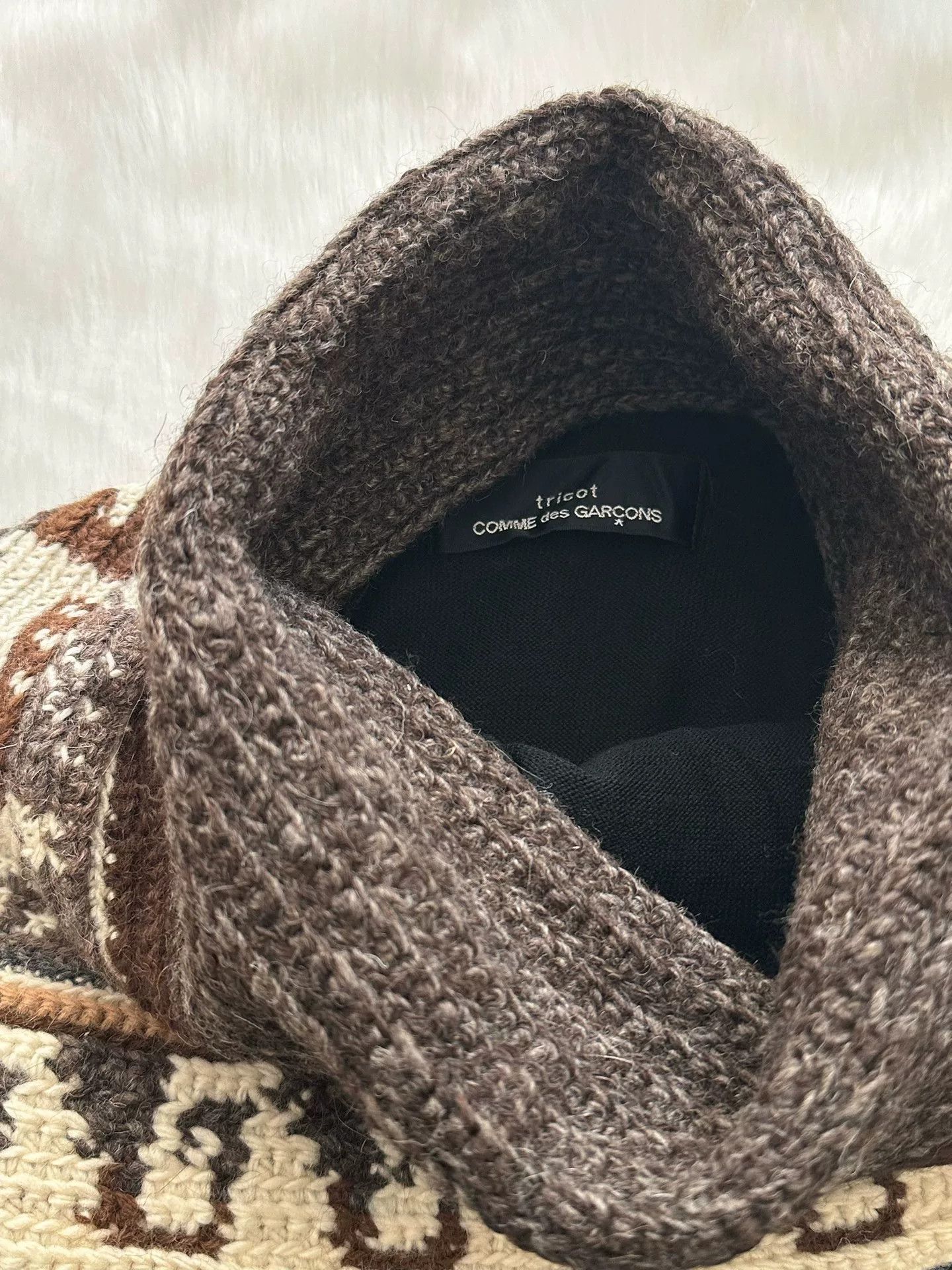Comme des Garcons Comme des Garçons Tricot Deer Knit Cape Top Size M / US 6-8 / IT 42-44 - 7 Thumbnail