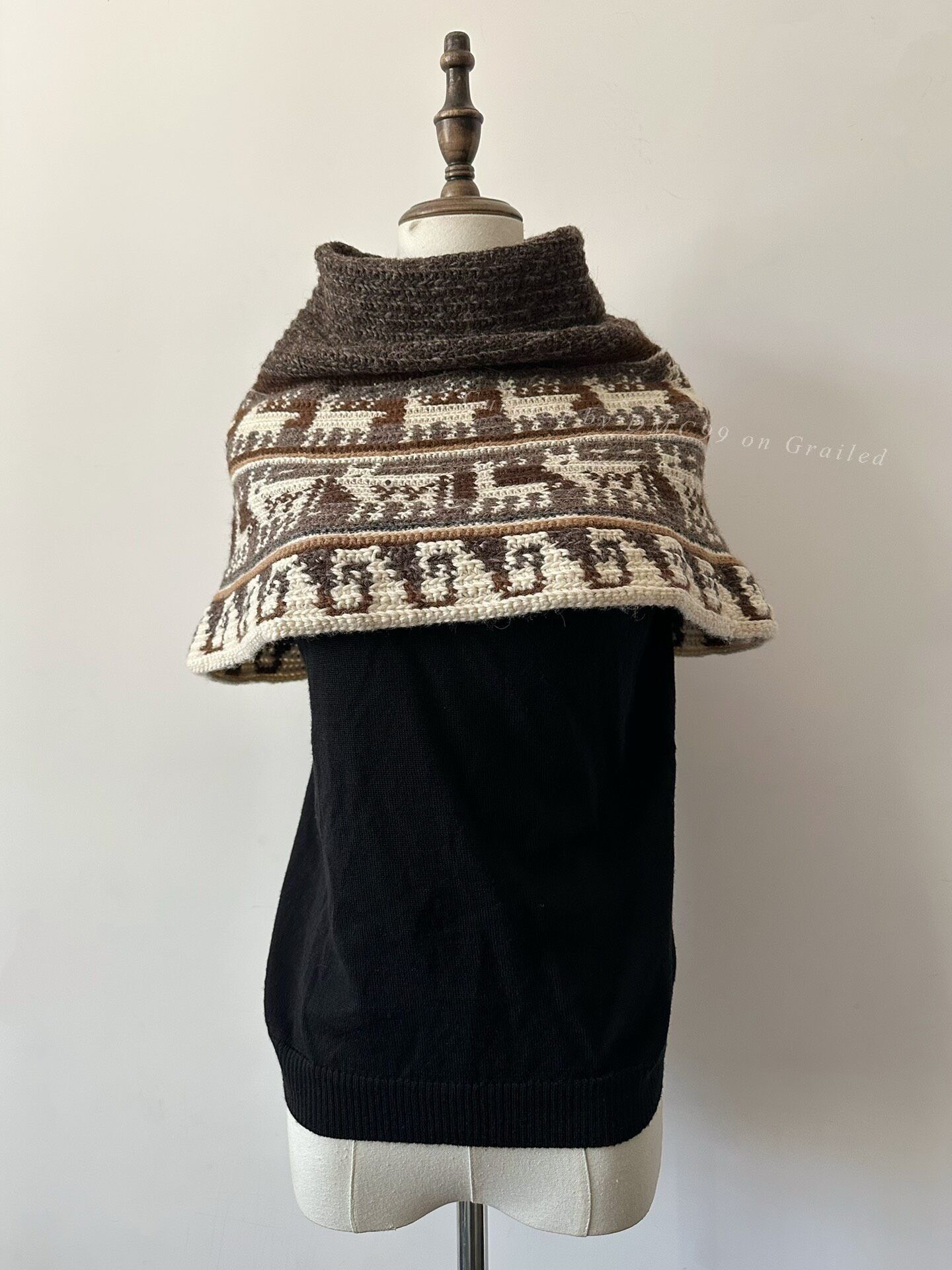 Comme des Garcons Comme des Garçons Tricot Deer Knit Cape Top Size M / US 6-8 / IT 42-44 - 4 Thumbnail