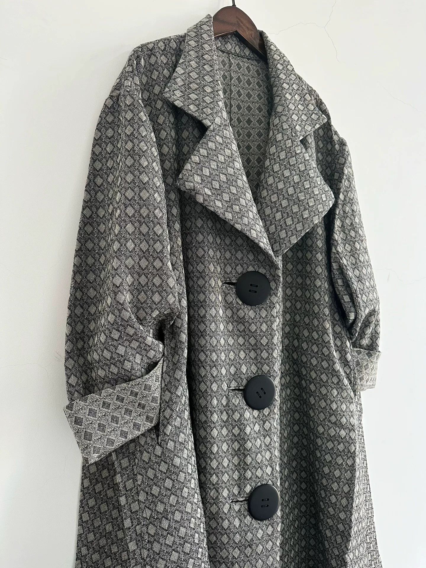 Yohji Yamamoto Yohji Yamamoto Y's 1980s Wool Coat Size M / US 6-8 / IT 42-44 - 2 Thumbnail