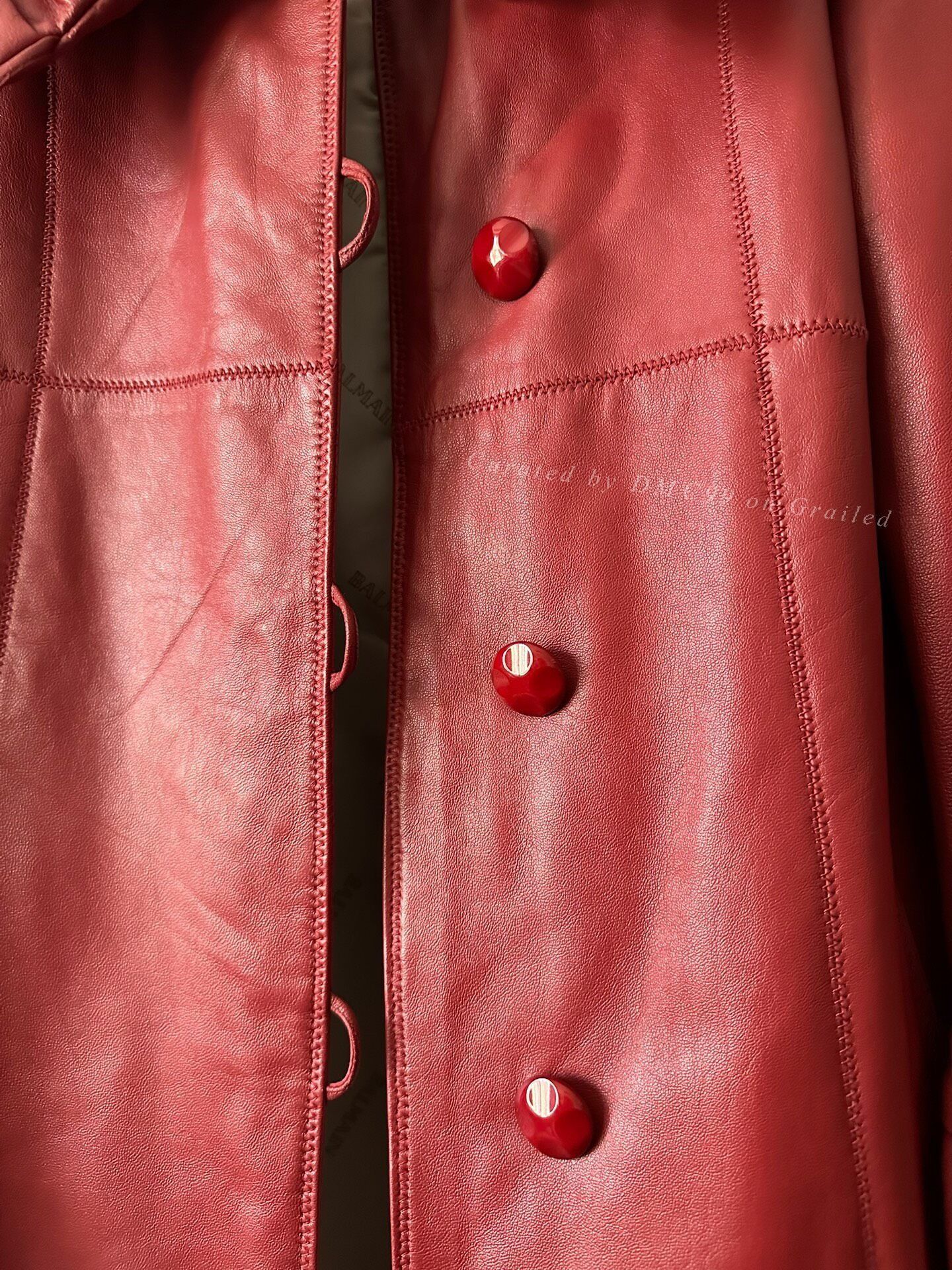 Balmain Balmain Vintage Lambskin Mid-Length Coat Size M / US 6-8 / IT 42-44 - 6 Thumbnail
