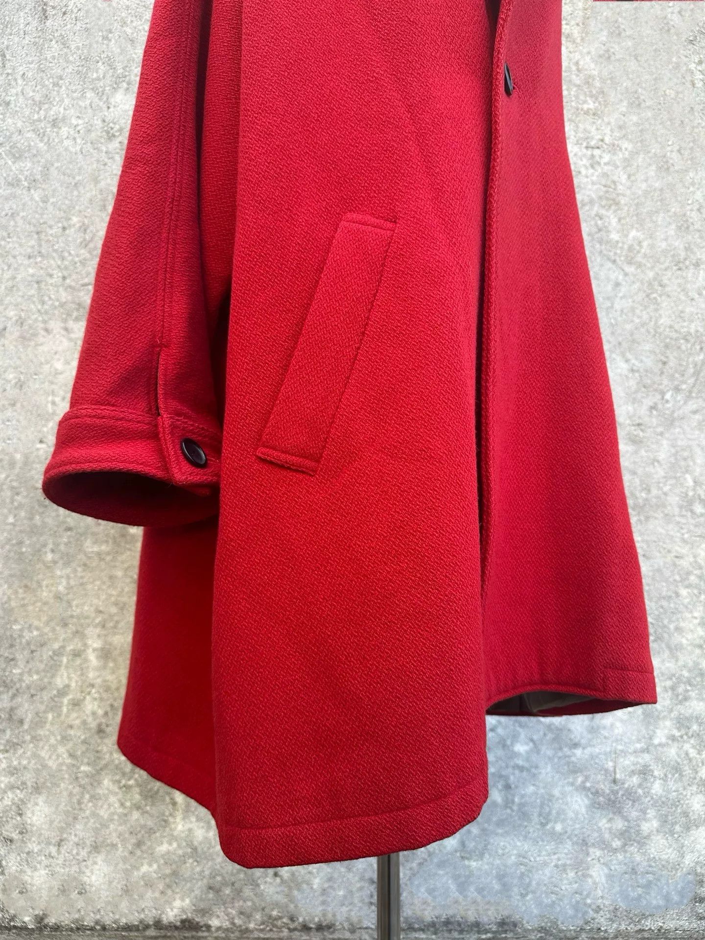 Yohji Yamamoto Y's by Yohji Yamamoto Red Coat Size M / US 6-8 / IT 42-44 - 6 Thumbnail