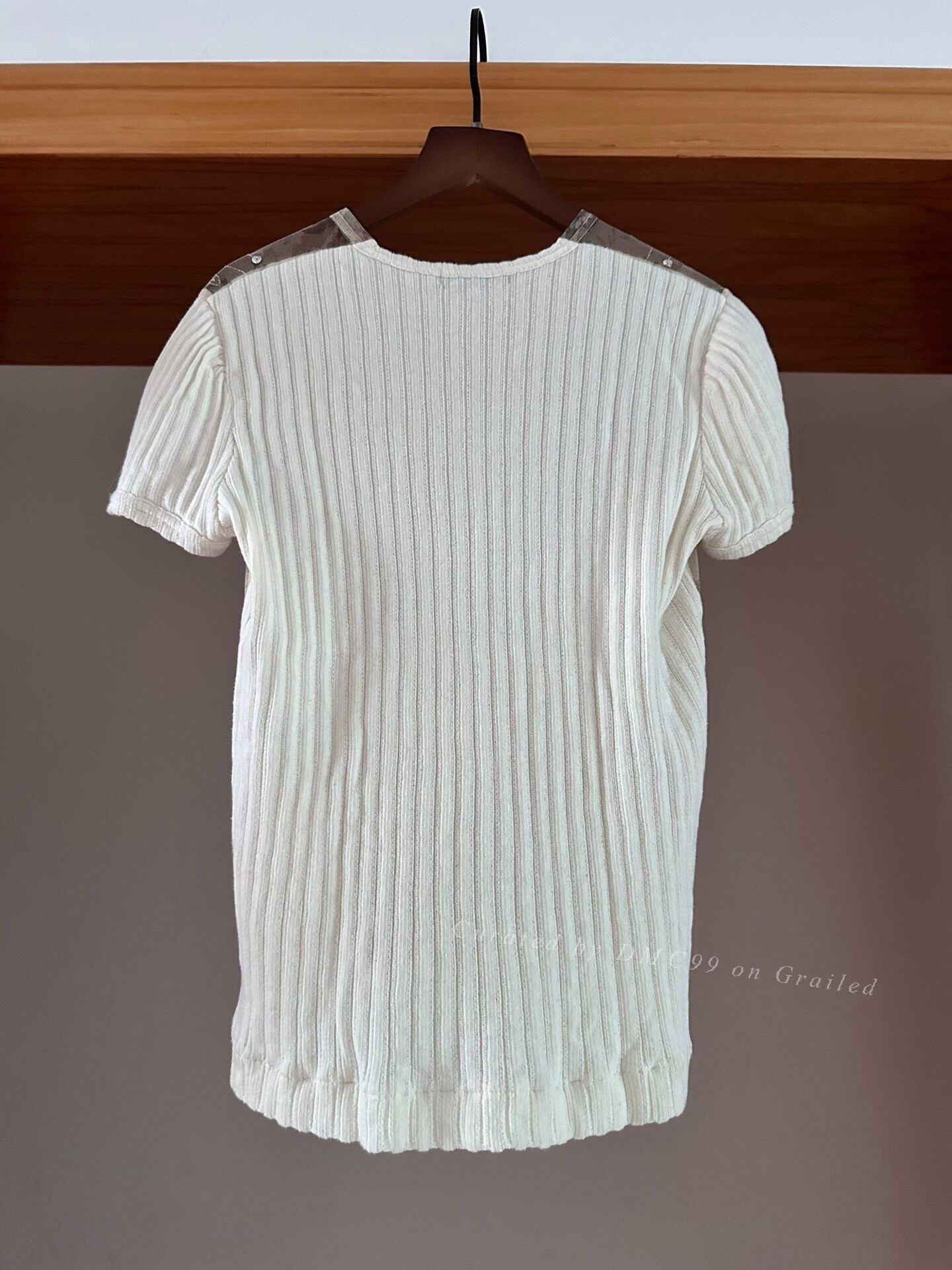 Comme des Garcons Comme des Garçons Tricot Sequin Floral Top Size M / US 6-8 / IT 42-44 - 3 Thumbnail