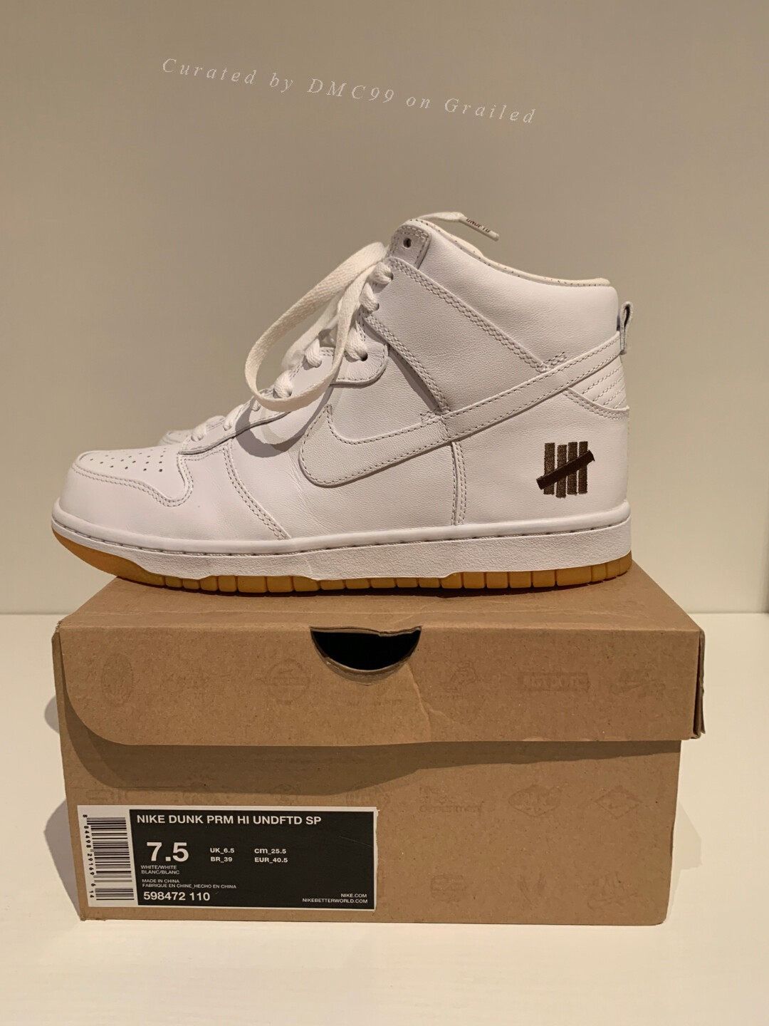 Undefeated Undefeated x Nike Dunk High SP Size US 8 / EU 41 - 3 Thumbnail