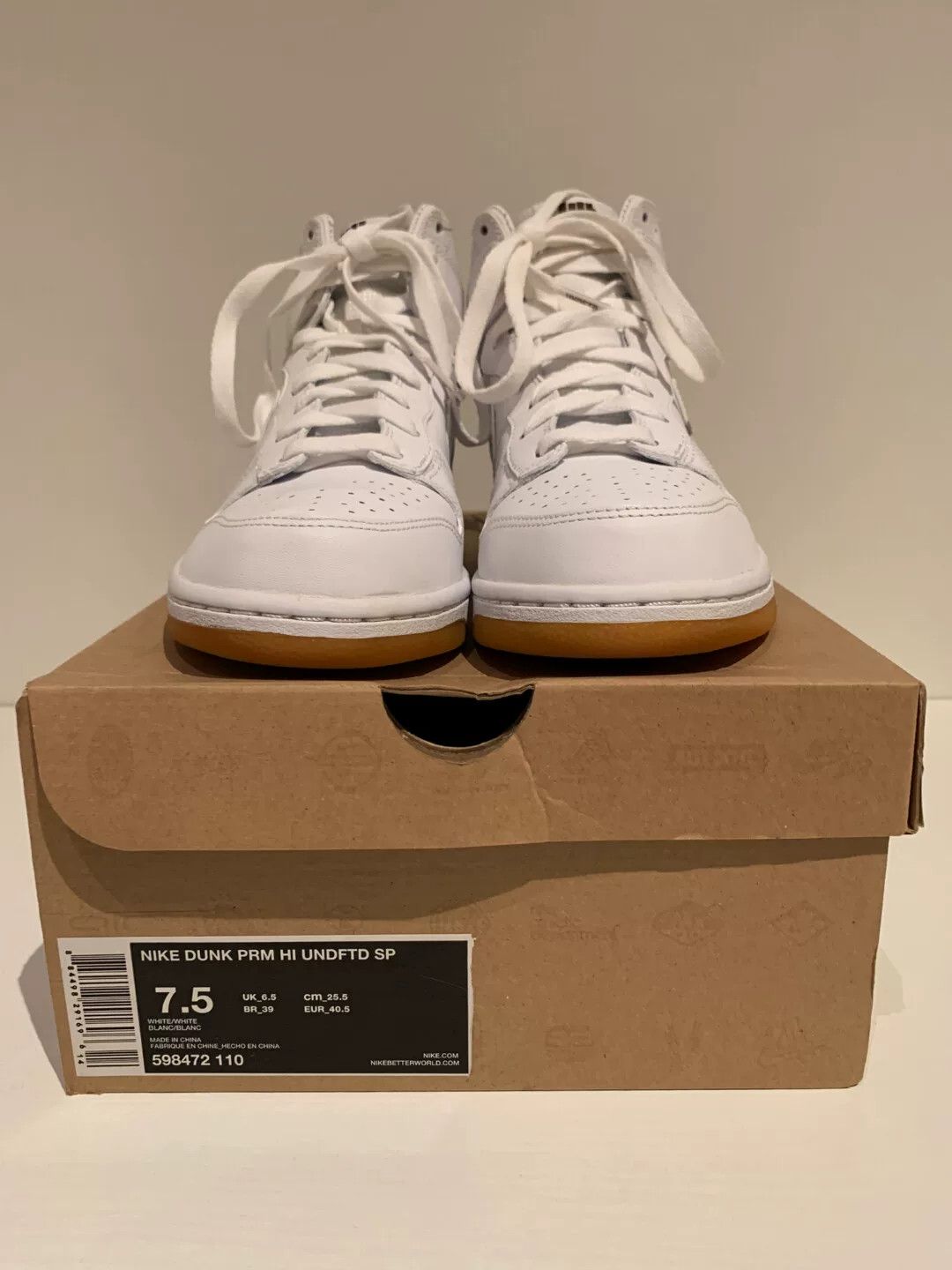 Undefeated Undefeated x Nike Dunk High SP Size US 8 / EU 41 - 4 Thumbnail