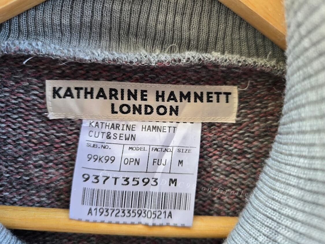 Katharine Hamnett London Katharine Hamnett Vintage Knit Jacket Size M / US 6-8 / IT 42-44 - 6 Thumbnail