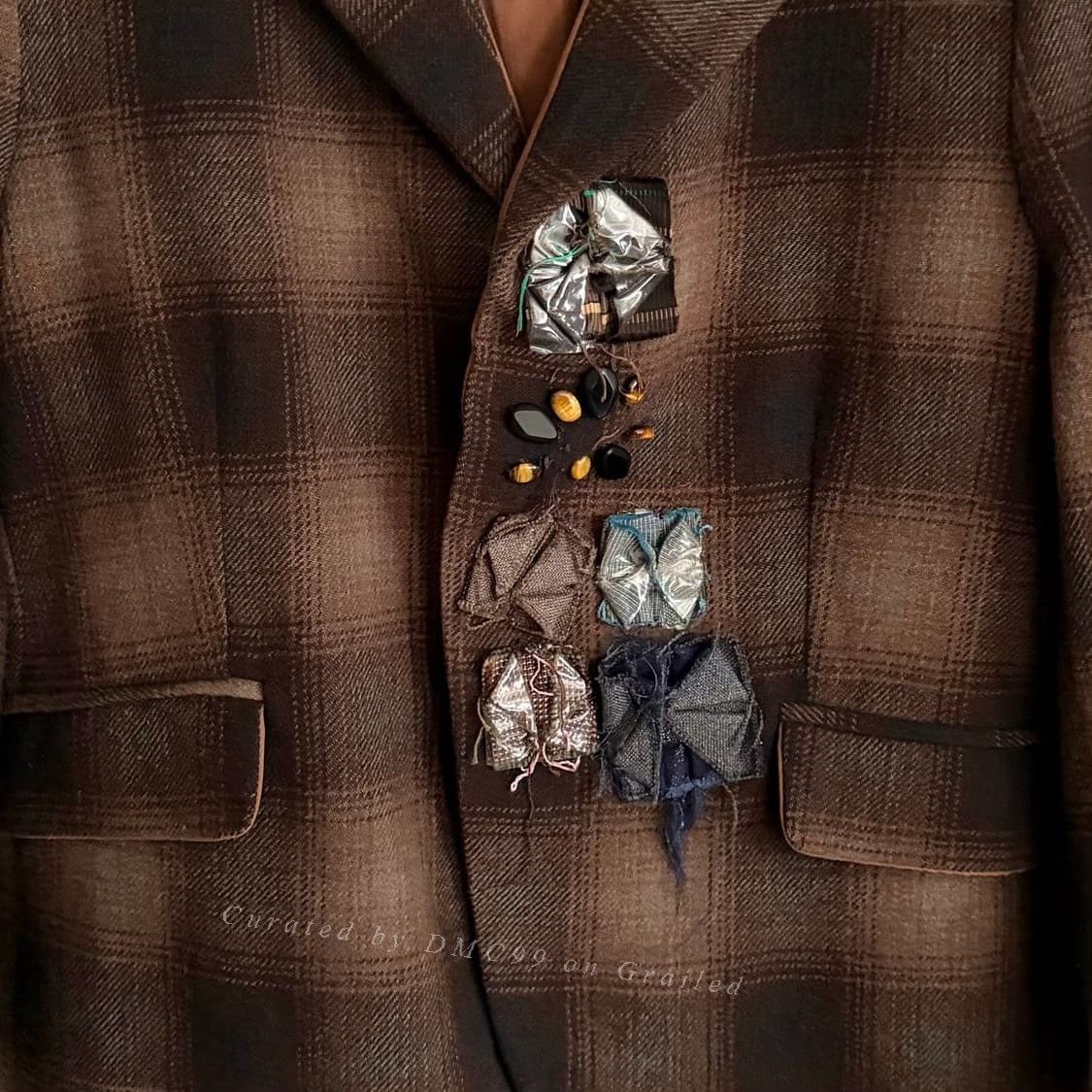 Marni Marni Vintage Wool Plaid Bow Jacket Size M / US 6-8 / IT 42-44 - 4 Thumbnail