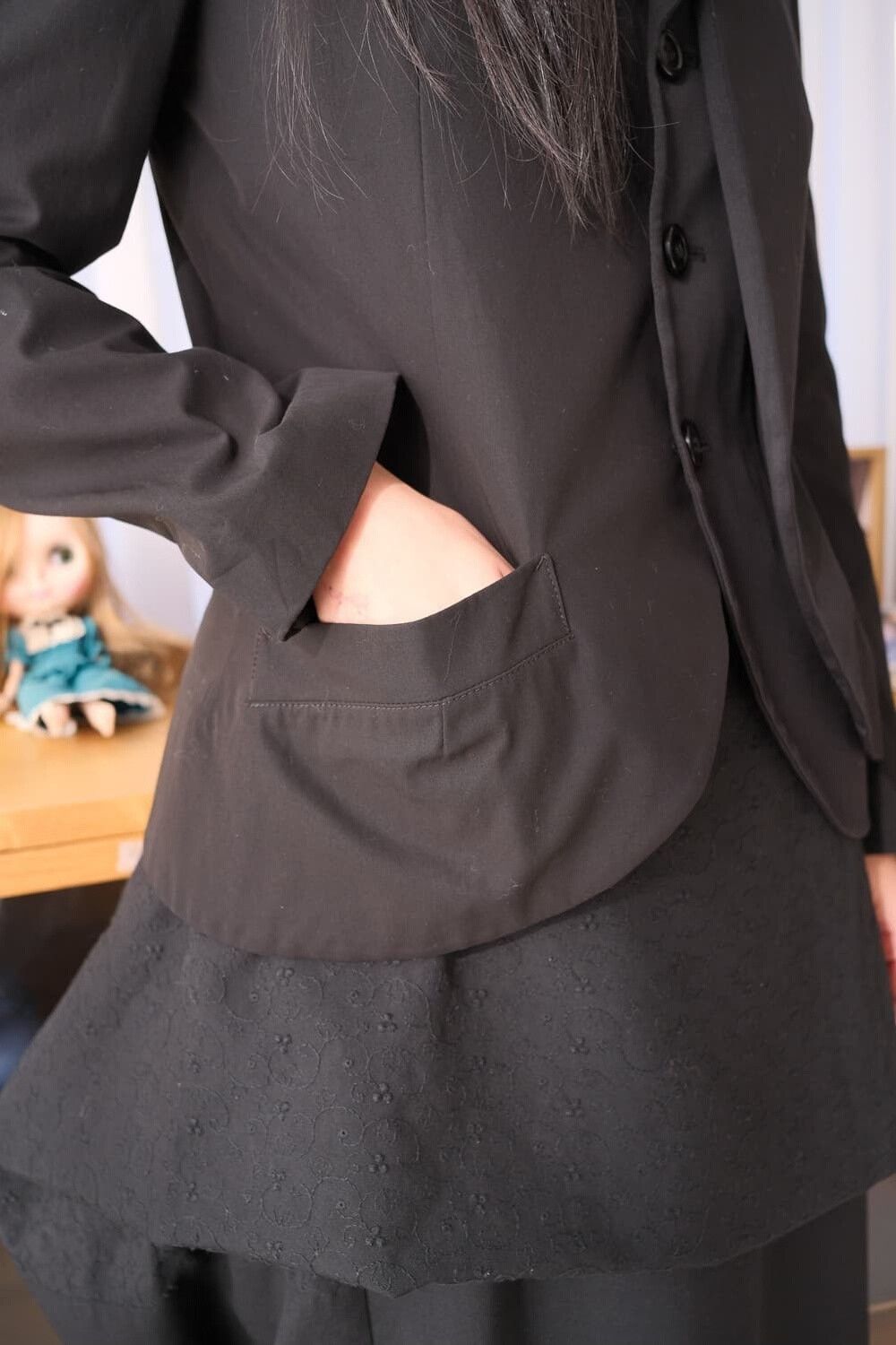Yohji Yamamoto Yohji Yamamoto Noir Vintage Jacket Size M / US 6-8 / IT 42-44 - 2 Thumbnail