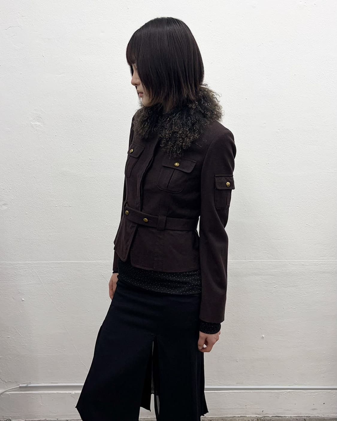 Vintage Vintage Military Fur Collar Jacket Size M / US 6-8 / IT 42-44 - 3 Thumbnail