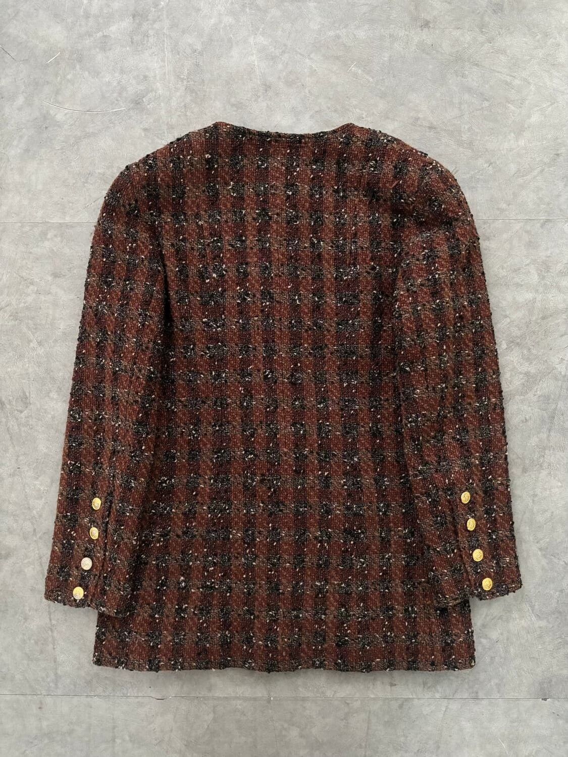Chanel Chanel Vintage Tweed Jacket Size M / US 6-8 / IT 42-44 - 7 Thumbnail