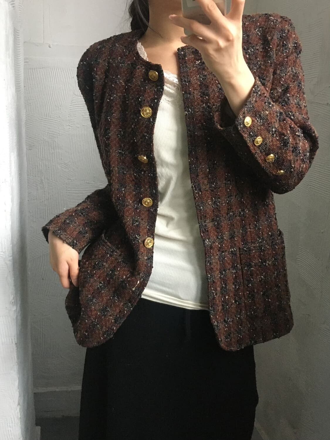 Chanel Chanel Vintage Tweed Jacket Size M / US 6-8 / IT 42-44 - 3 Thumbnail