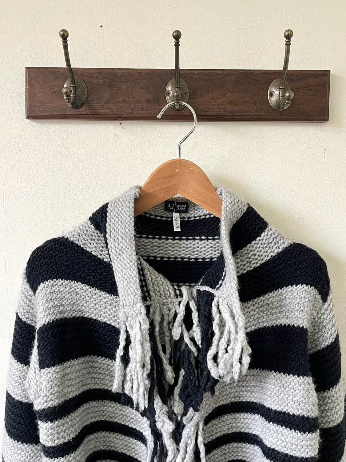Armani Armani Vintage Striped Knit Sweater Size M / US 6-8 / IT 42-44 - 7 Thumbnail