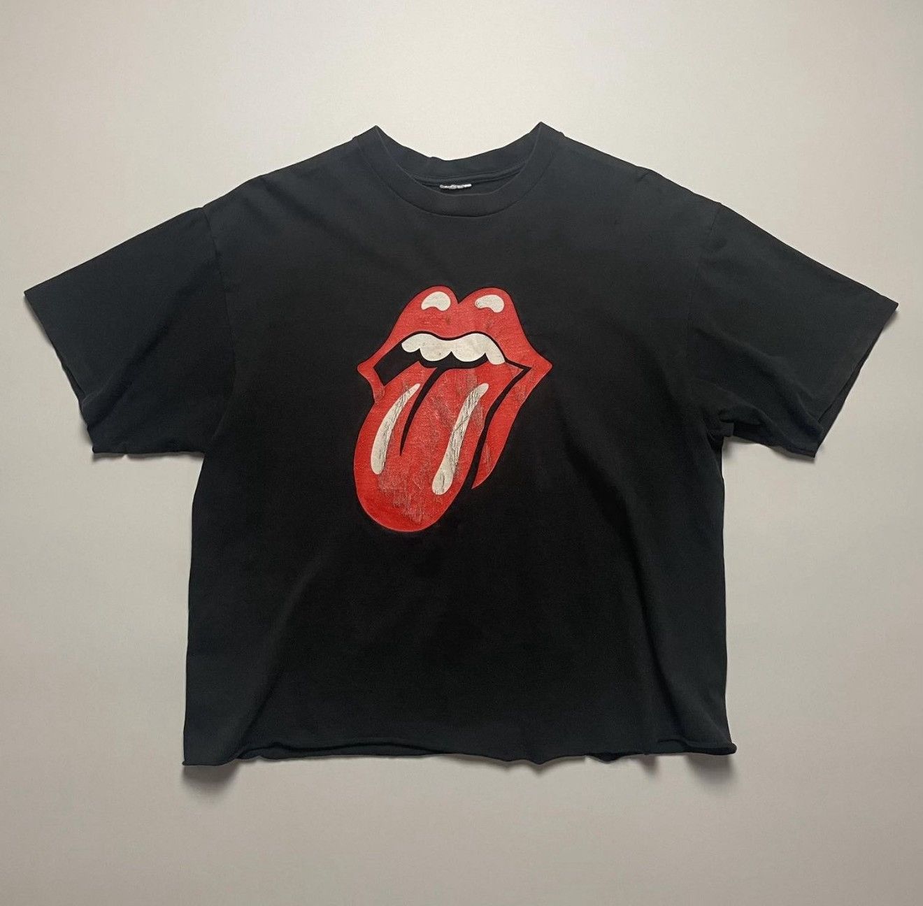 Vintage 1997 Rolling Stones Cropped Vintage Tour Tee Size M / US 6-8 / IT 42-44 - 2 Thumbnail