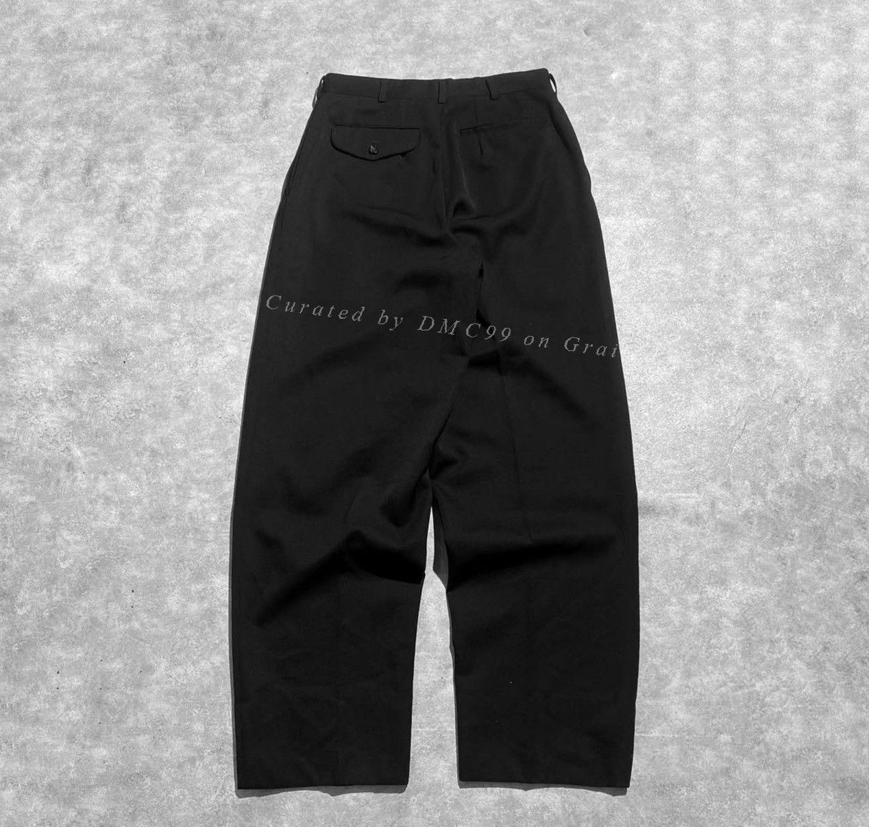 Vintage Vintage 1990s CDG Black Pants Size US 30 / EU 46 - 2 Thumbnail
