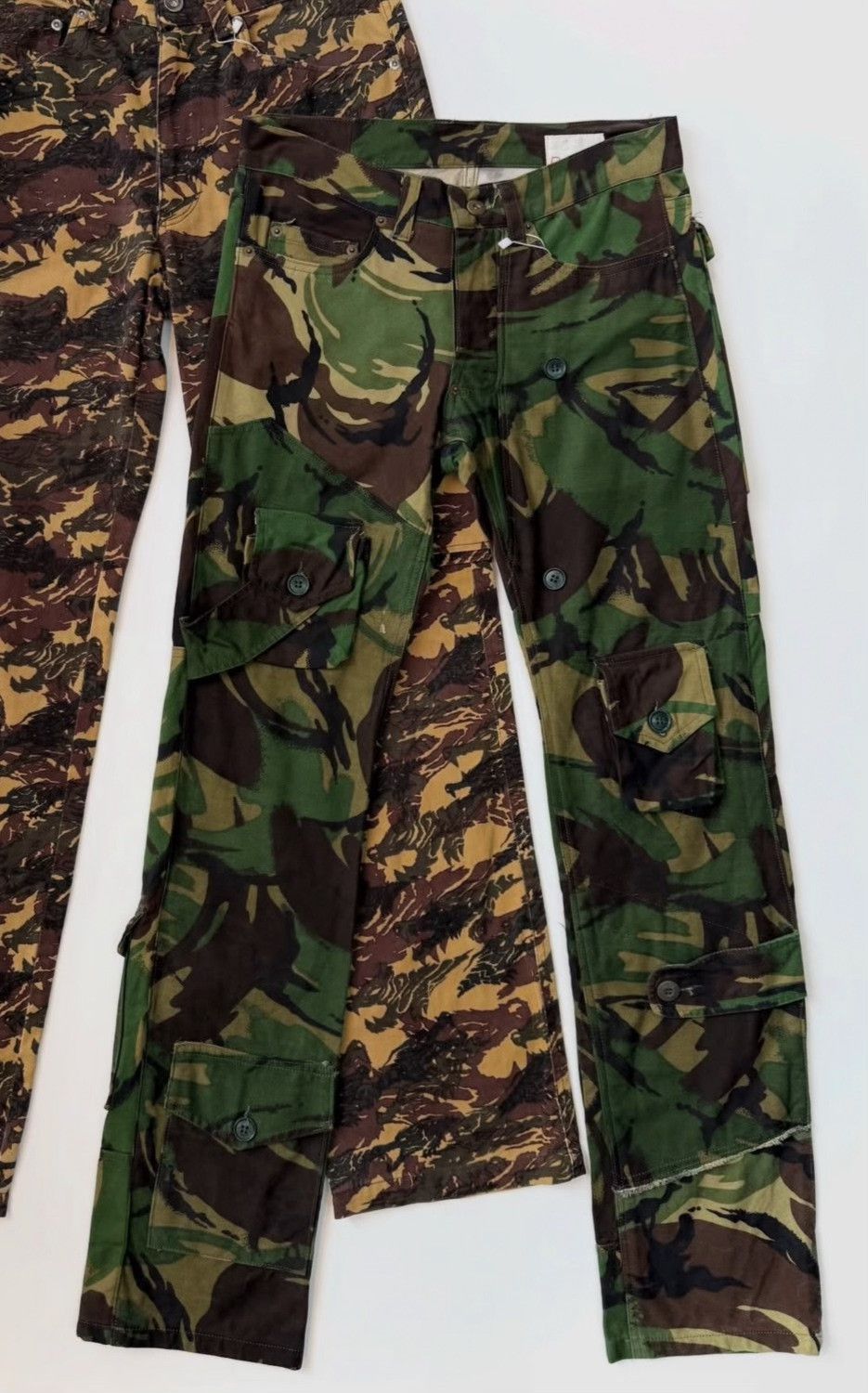 Vintage 20471120 Military Flared Cargo Pants Size US 30 / EU 46 - 5 Thumbnail