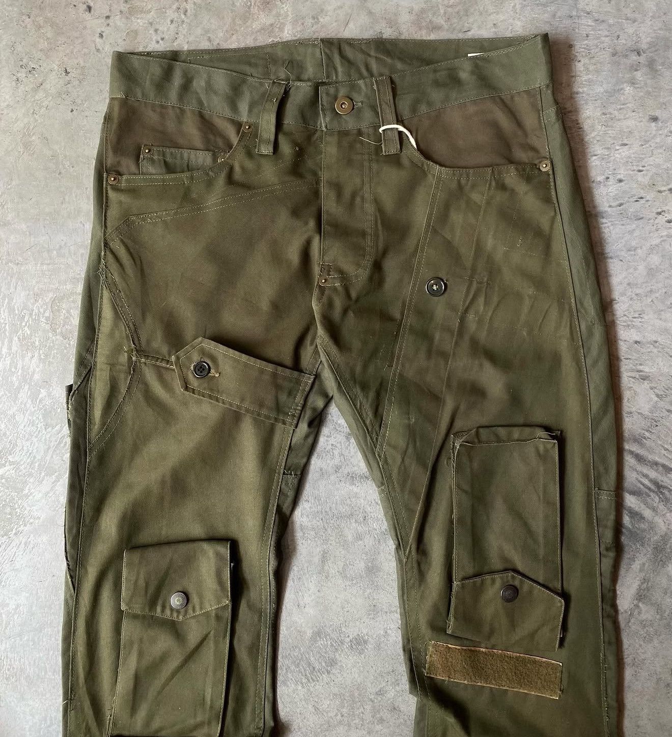 Vintage 1990s-2000s 20471120 Military Cargo Pants Size US 30 / EU 46 - 3 Thumbnail