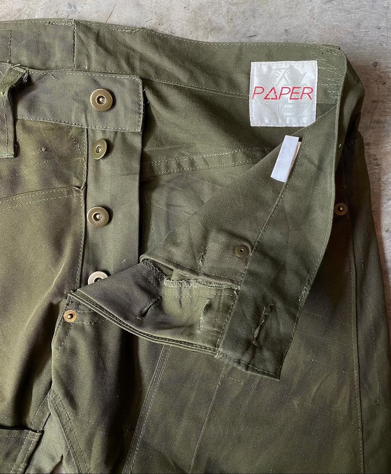 Vintage 1990s-2000s 20471120 Military Cargo Pants Size US 30 / EU 46 - 7 Thumbnail