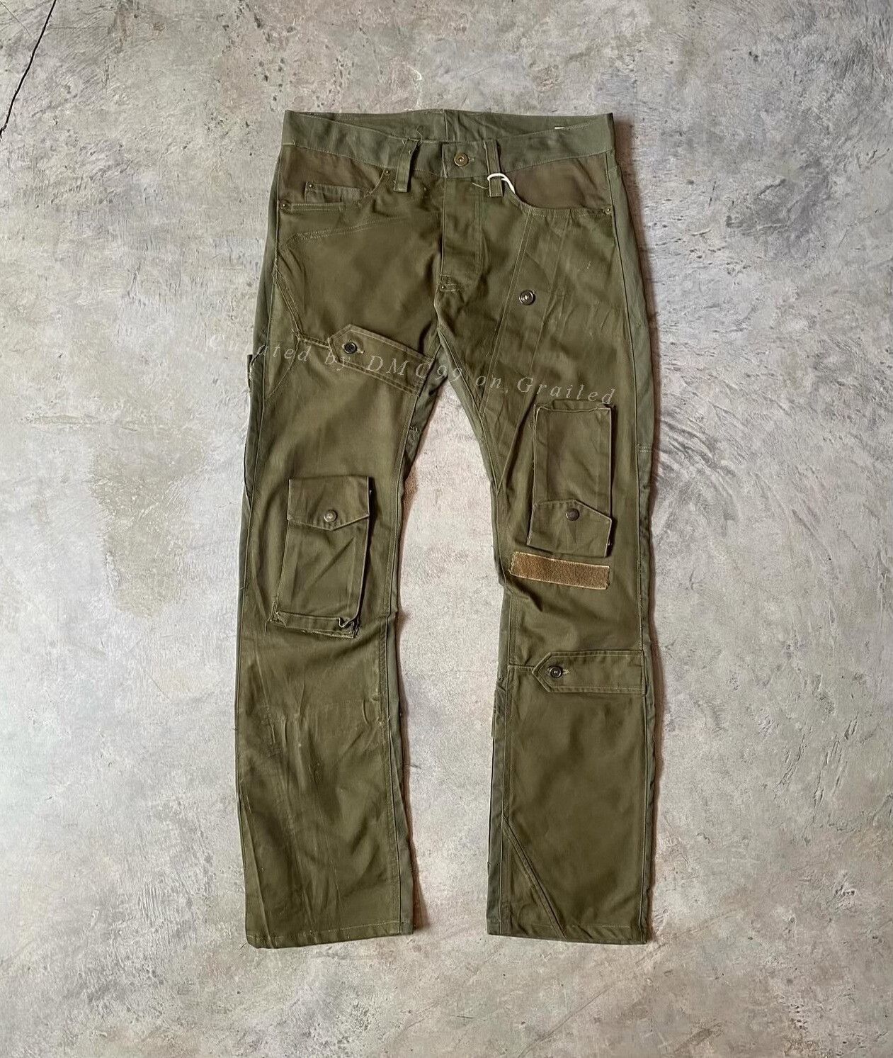 Vintage 1990s-2000s 20471120 Military Cargo Pants Size US 30 / EU 46 - 2 Thumbnail