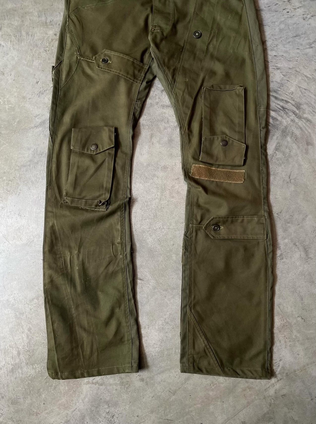Vintage 1990s-2000s 20471120 Military Cargo Pants Size US 30 / EU 46 - 4 Thumbnail