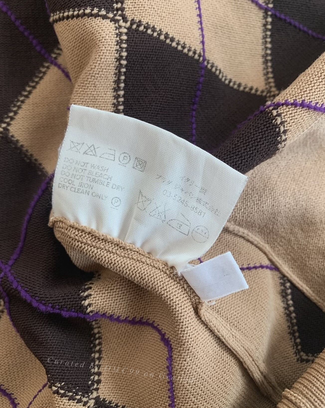 Miu Miu 1990s Miu Miu Argyle Cardigan Size M / US 6-8 / IT 42-44 - 6 Thumbnail