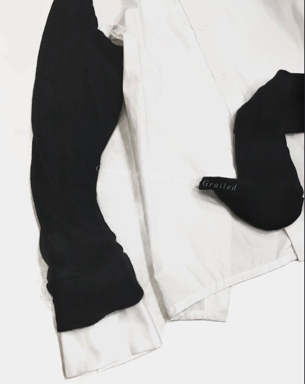 Vintage Limi Feu 2011 Asymmetric Draped Scarf Shirt Size M / US 6-8 / IT 42-44 - 4 Thumbnail