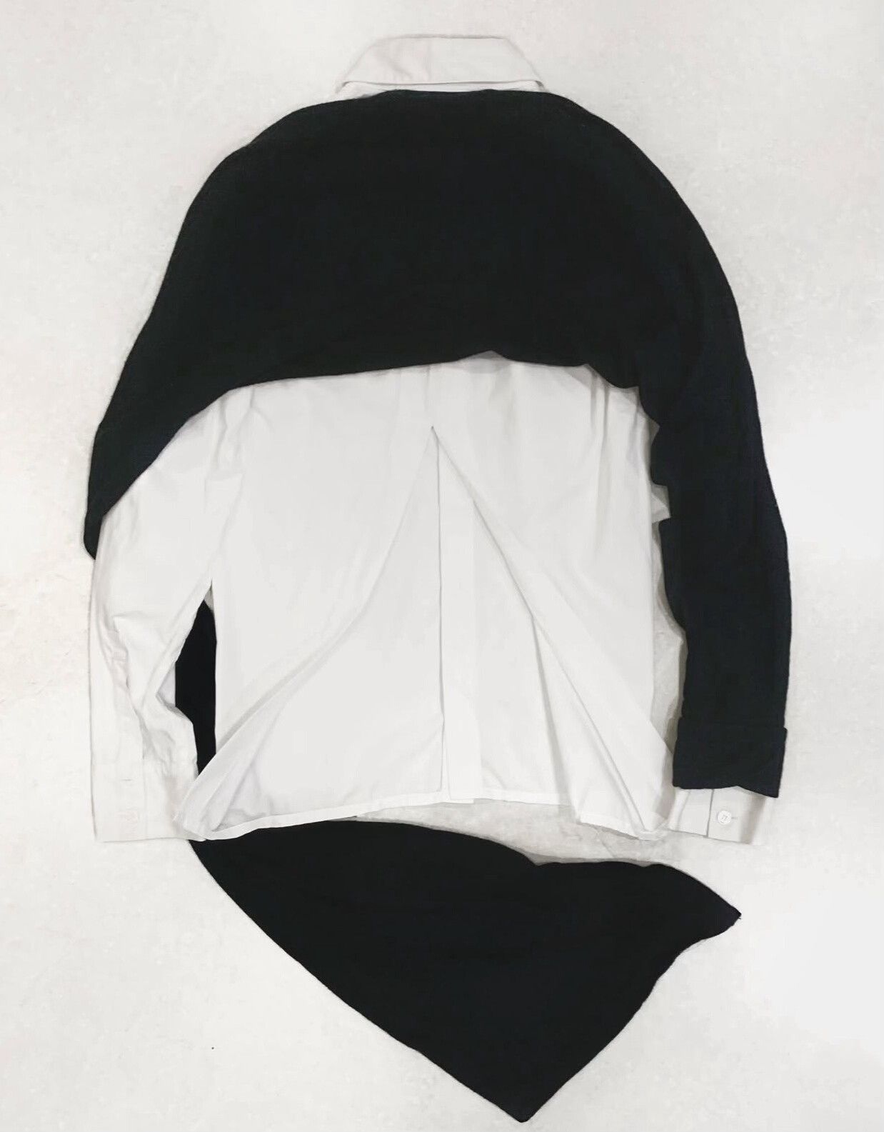 Vintage Limi Feu 2011 Asymmetric Draped Scarf Shirt Size M / US 6-8 / IT 42-44 - 6 Thumbnail