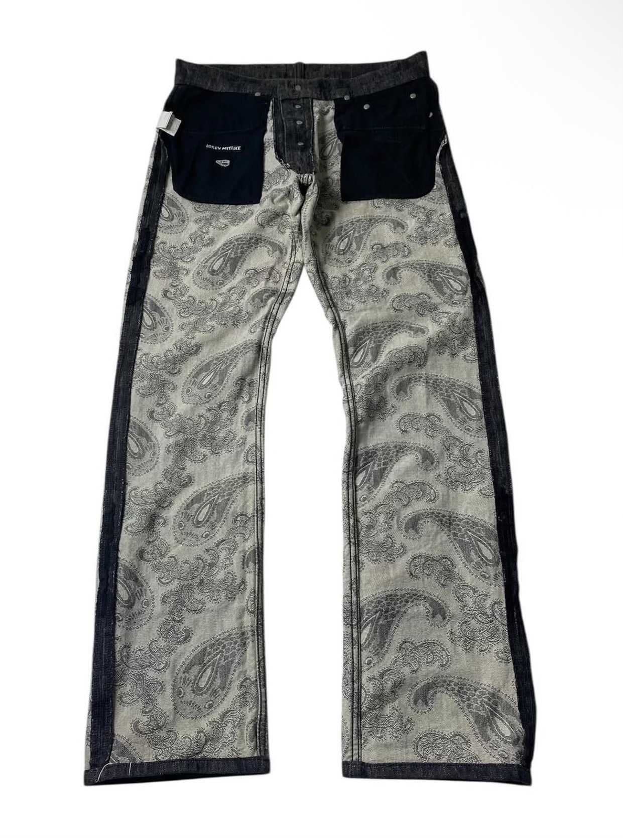 Issey Miyake Vintage Issey Miyake SS11 APOC Denim Pants Size US 30 / EU 46 - 2 Thumbnail