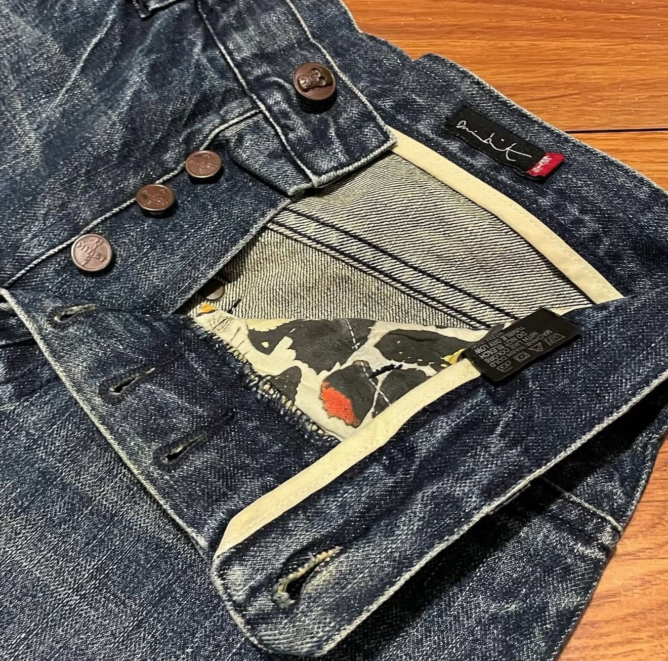 Levi's Vintage Levi's FW08 Hirst Skull Jeans Size US 30 / EU 46 - 7 Thumbnail