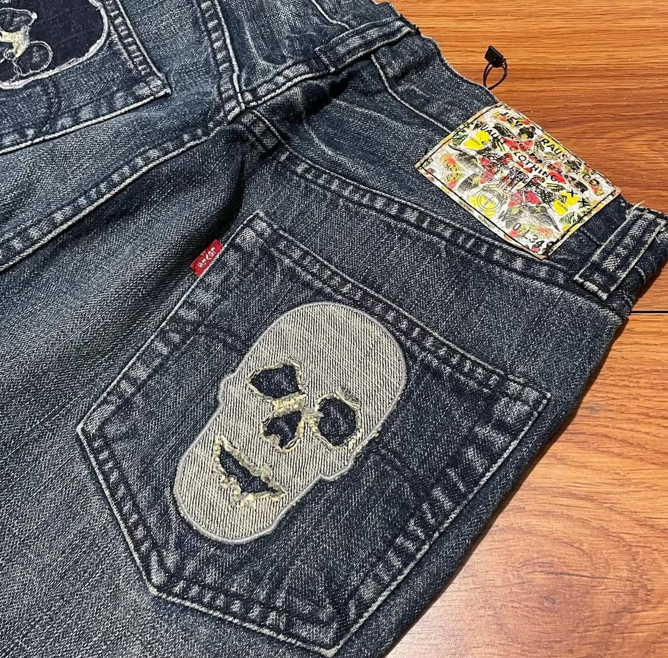 Levi's Vintage Levi's FW08 Hirst Skull Jeans Size US 30 / EU 46 - 5 Thumbnail