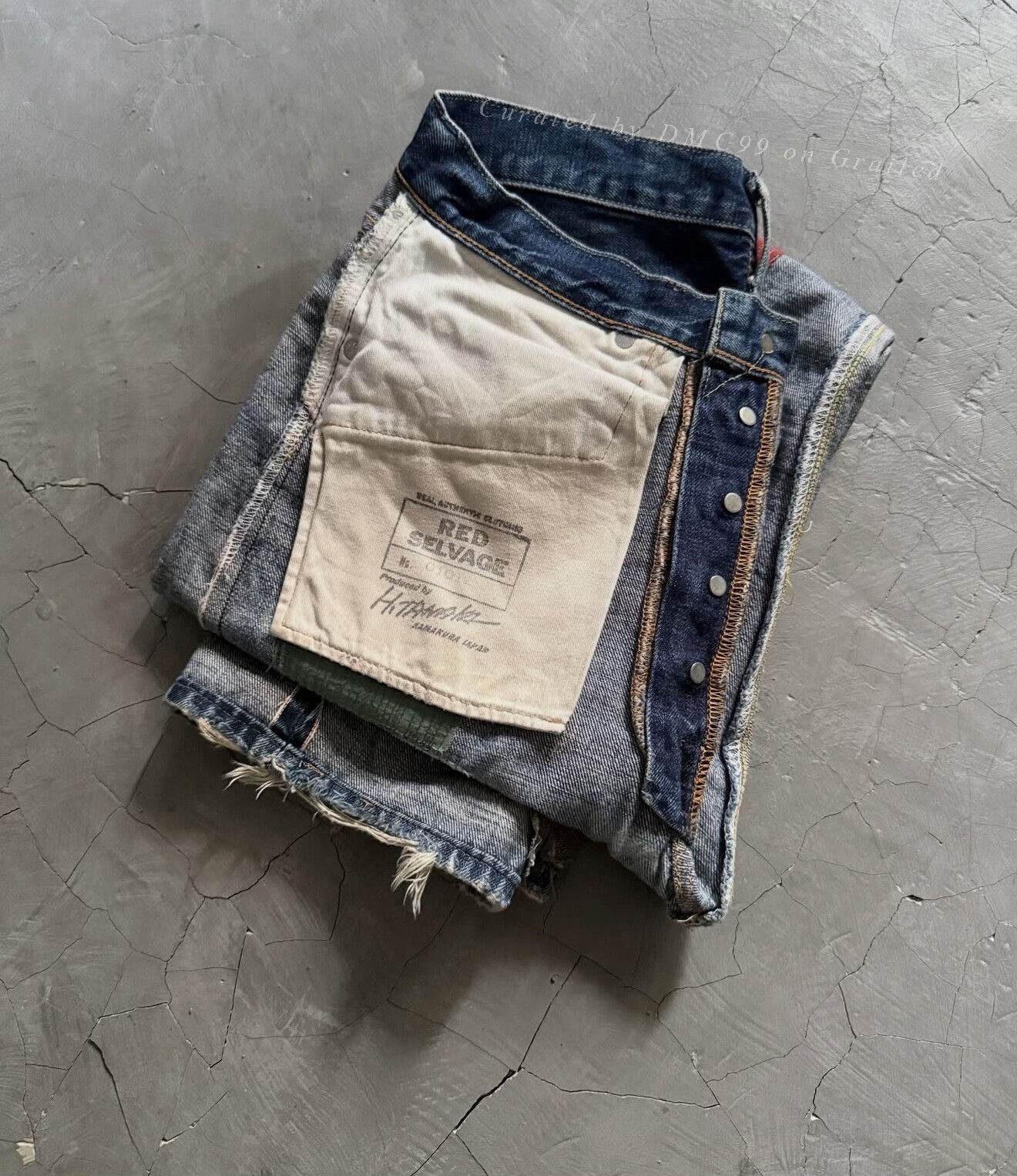 Vintage Vintage 90s-00s Kamakura Red Selvage Jeans Size US 30 / EU 46 - 4 Thumbnail