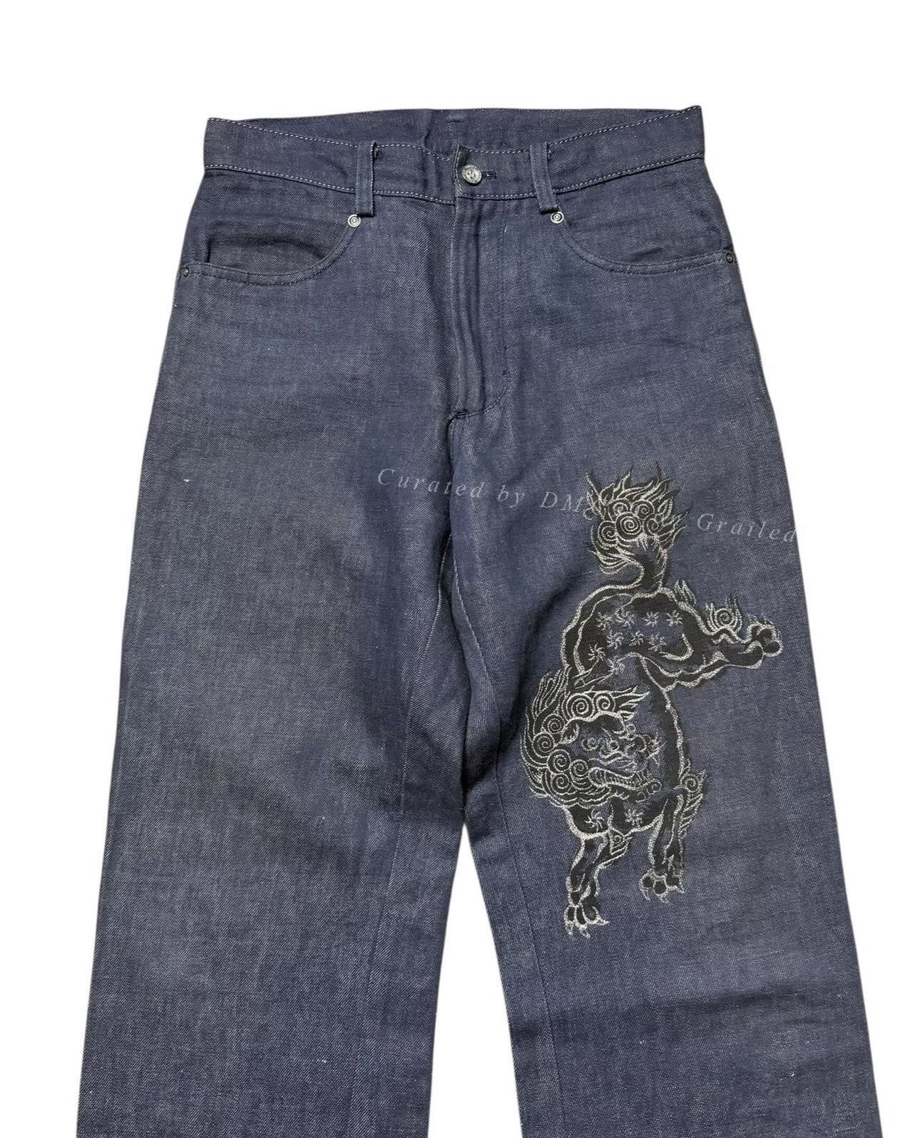 Jean Paul Gaultier Vintage 1990s Jean Paul Gaultier Objet Homme Denim Pant Size US 30 / EU 46 - 4 Thumbnail
