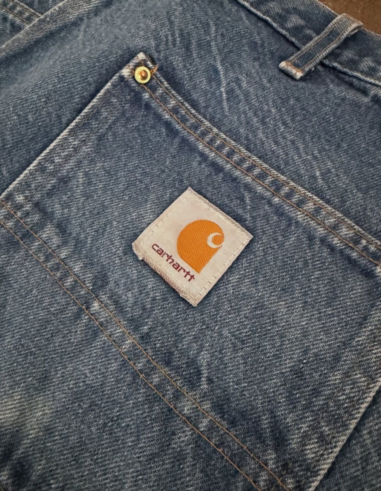 Carhartt Vintage Carhartt 90s Big Logo Double Knee Pants Size US 30 / EU 46 - 3 Thumbnail