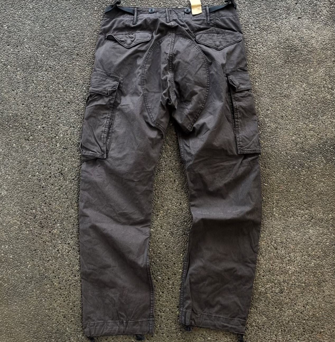 RRL Ralph Lauren Vintage Double RL Military Cargo Trousers Size US 30 / EU 46 - 2 Thumbnail