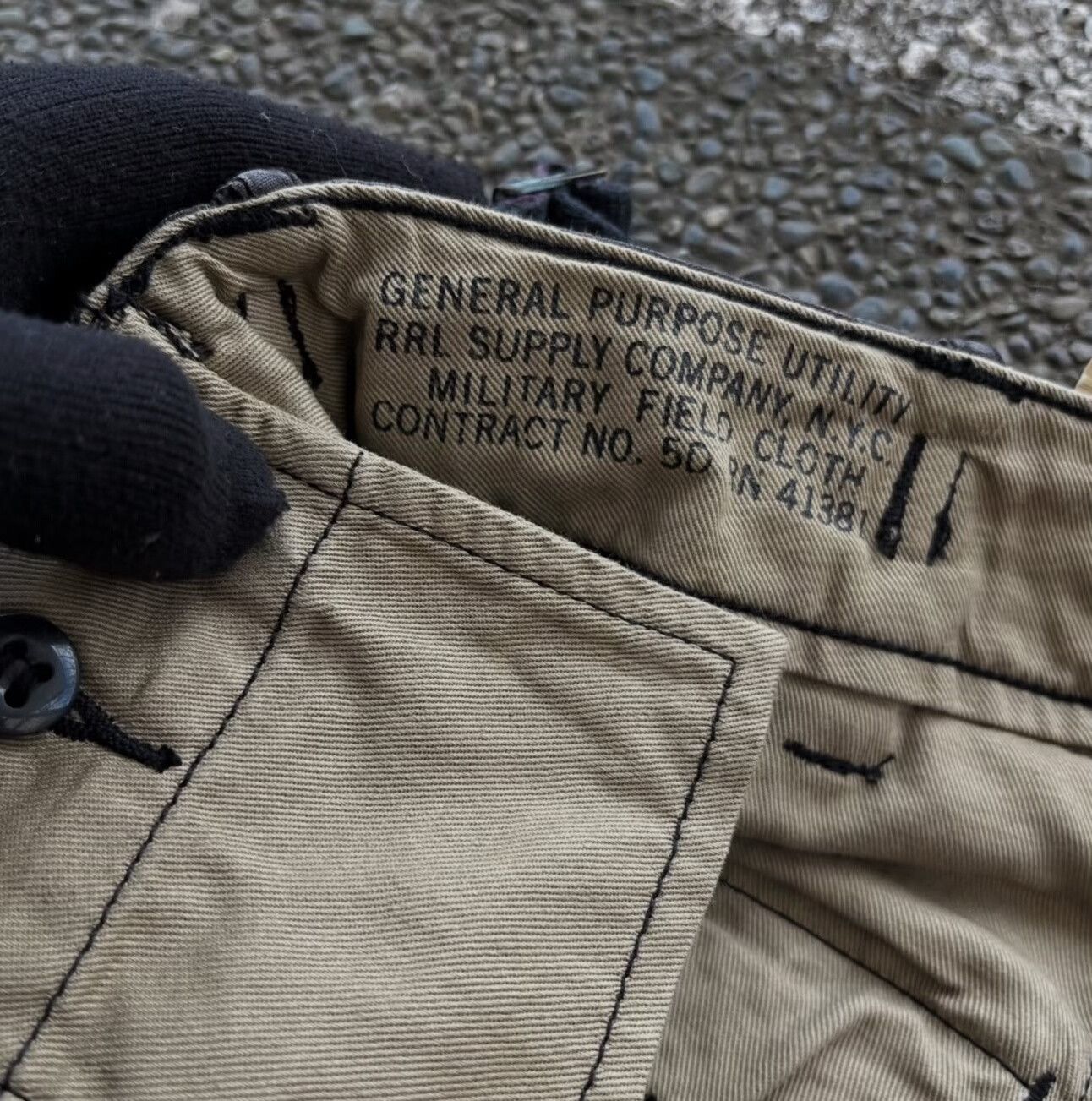 RRL Ralph Lauren Vintage Double RL Military Cargo Trousers Size US 30 / EU 46 - 6 Thumbnail