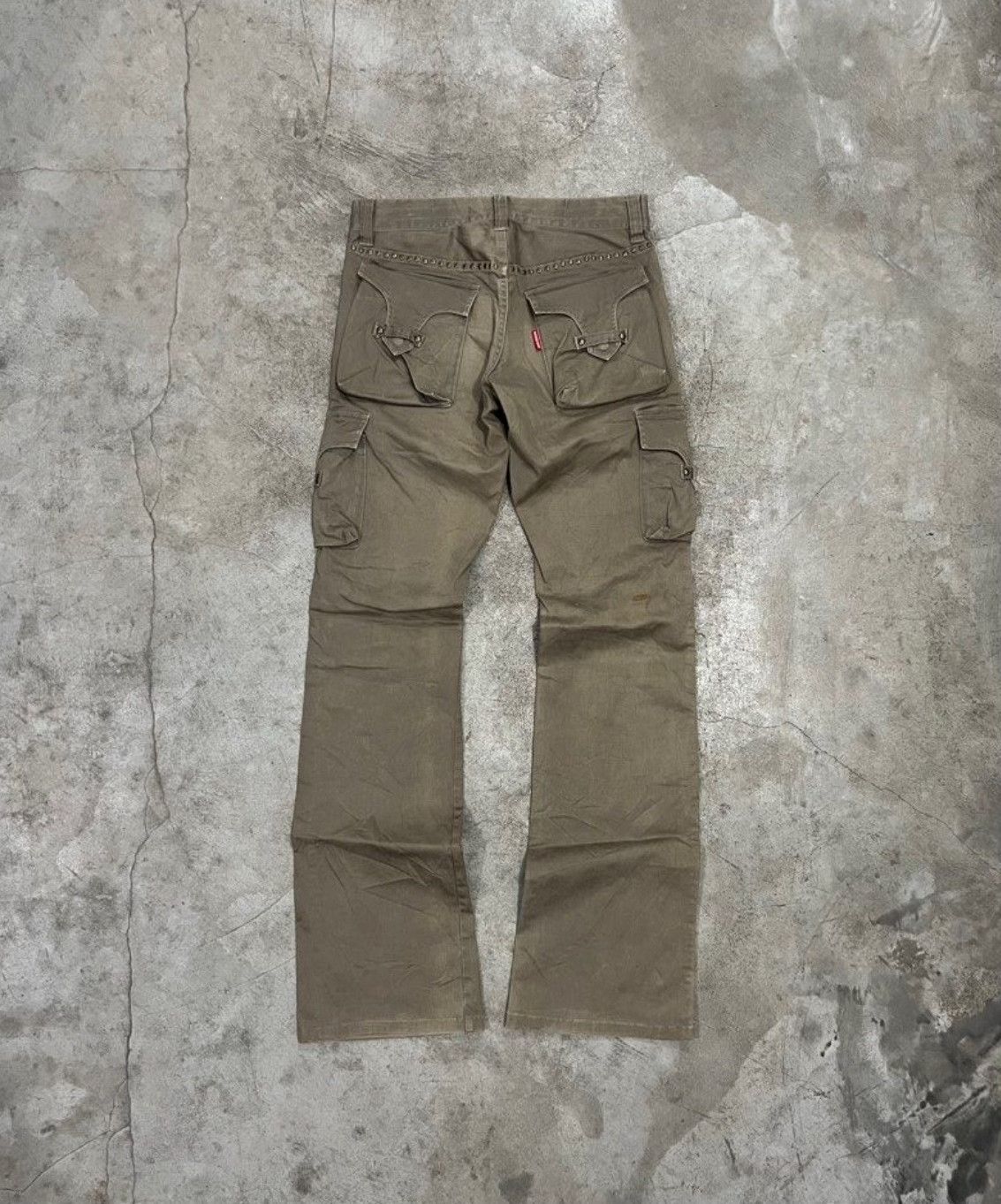 Vintage 2000s Tornado Mart Earth Tone Cargo Pant Size US 30 / EU 46 - 3 Thumbnail