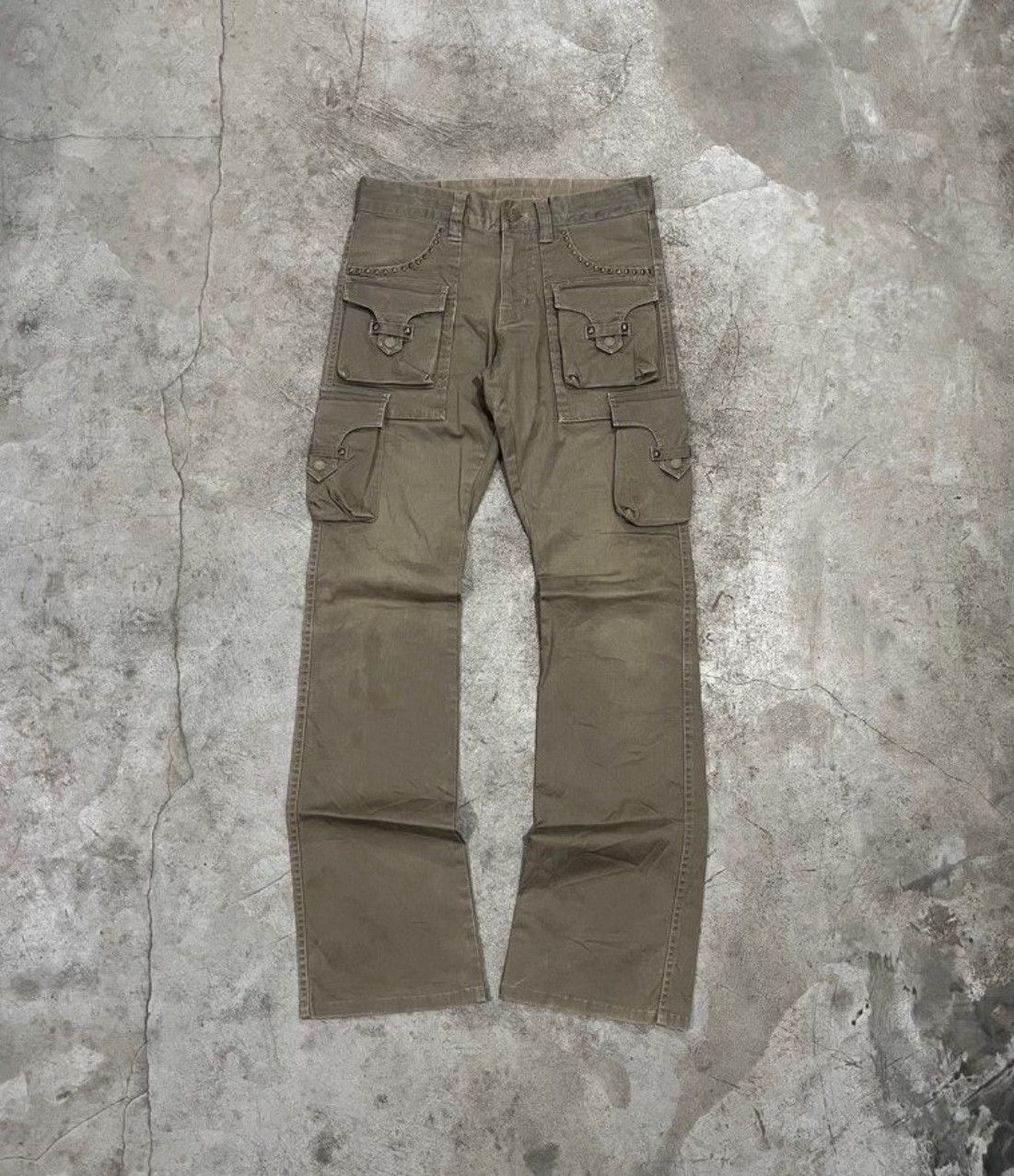 Vintage 2000s Tornado Mart Earth Tone Cargo Pant Size US 30 / EU 46 - 2 Thumbnail