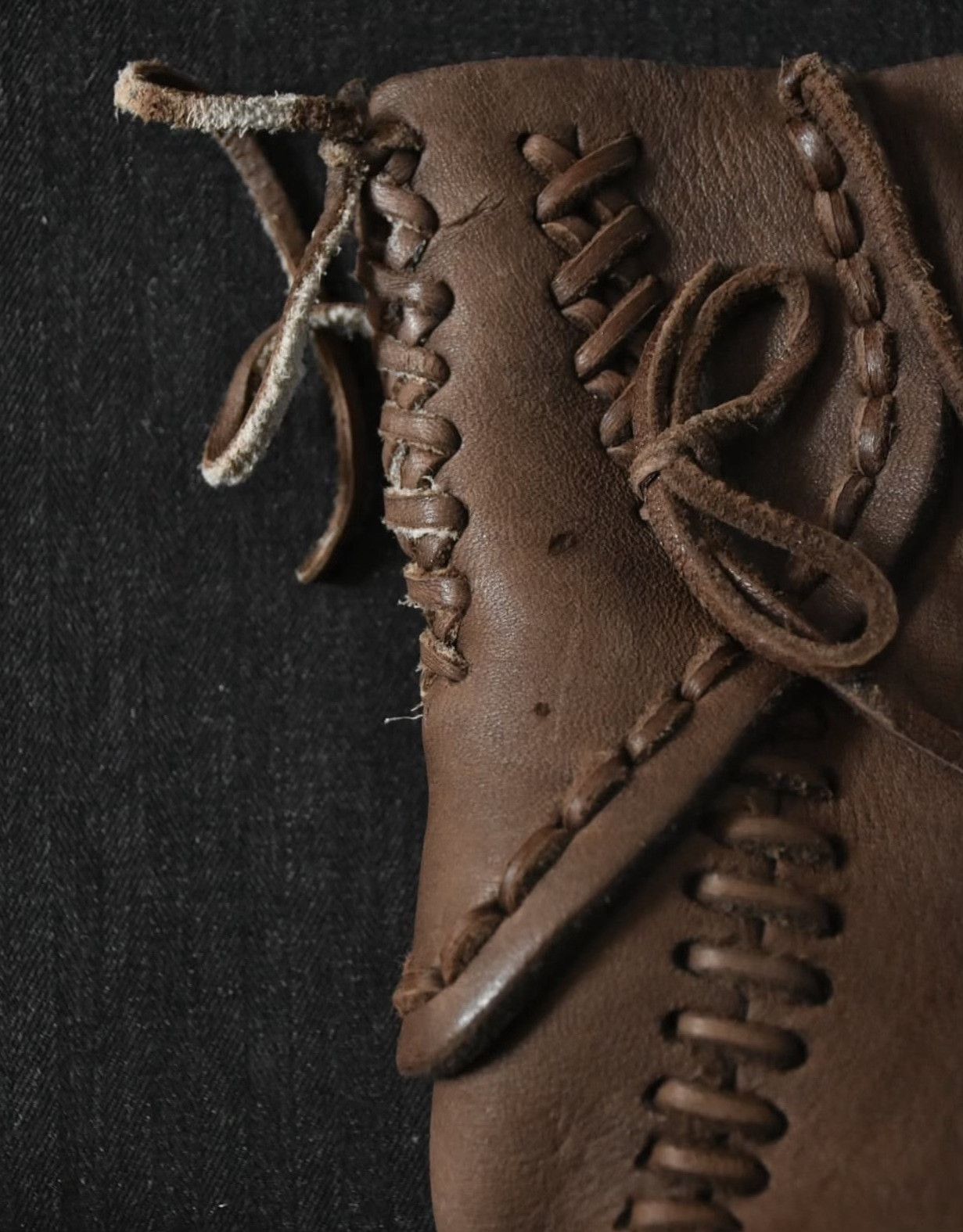 Vintage Vintage Cabane de Zucca Whipstitch Leather Boots Size US 8 / EU 41 - 8 Thumbnail