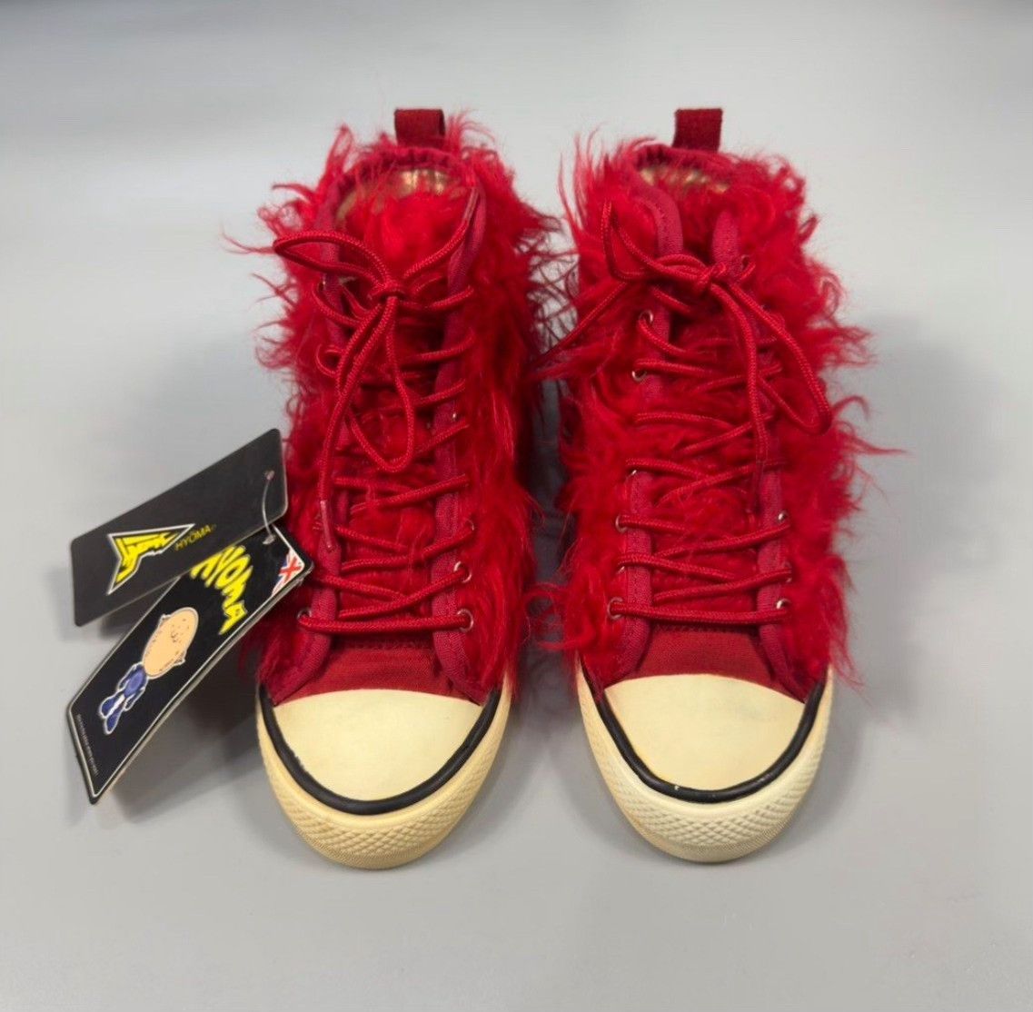 Vintage Archive 20471120 Faux-fur High-top Sneakers Size US 8 / EU 41 - 3 Thumbnail