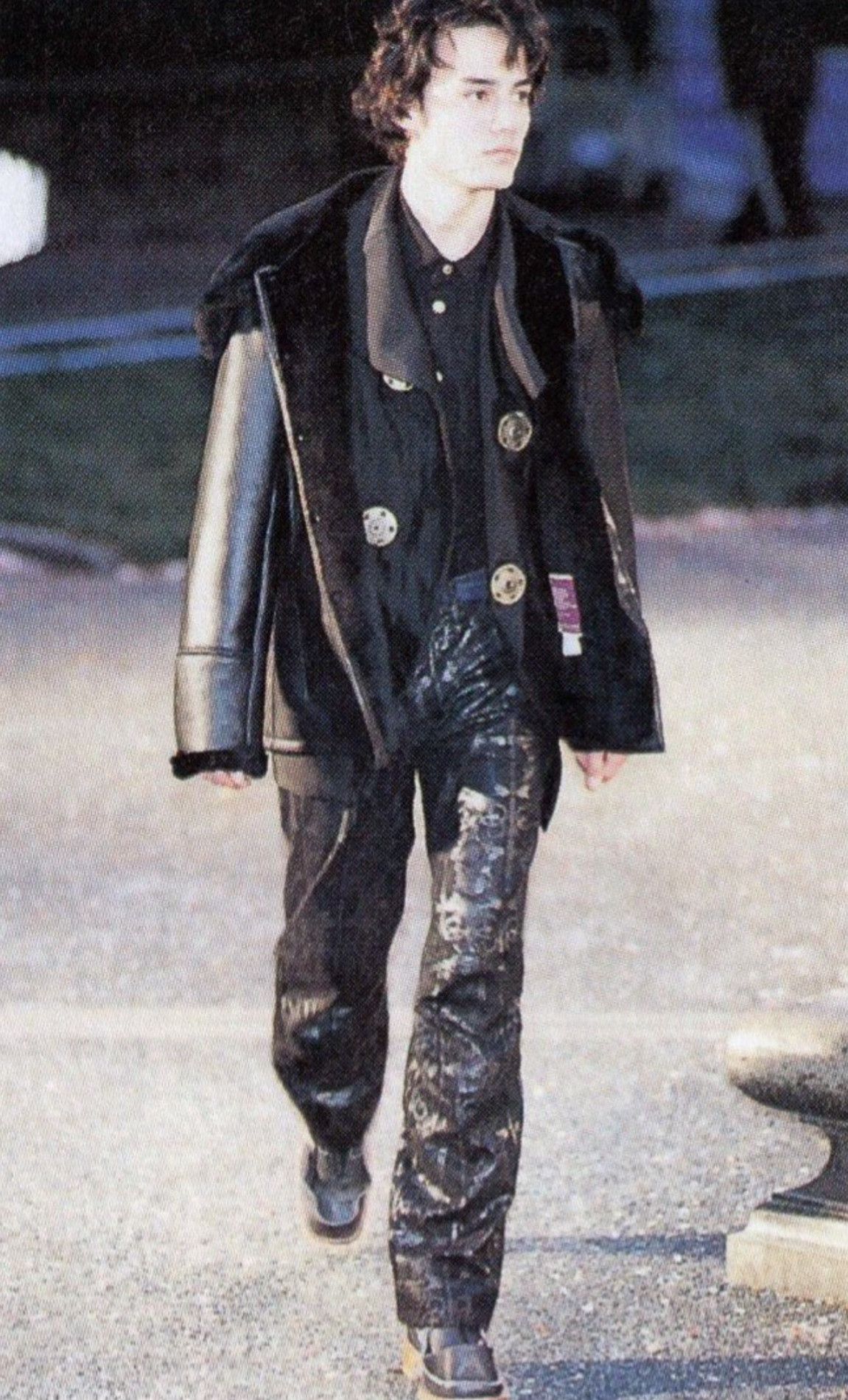 Vintage Beauty:Beast F/W 1998 Dark Knight Denim Pants Size US 30 / EU 46 - 3 Thumbnail