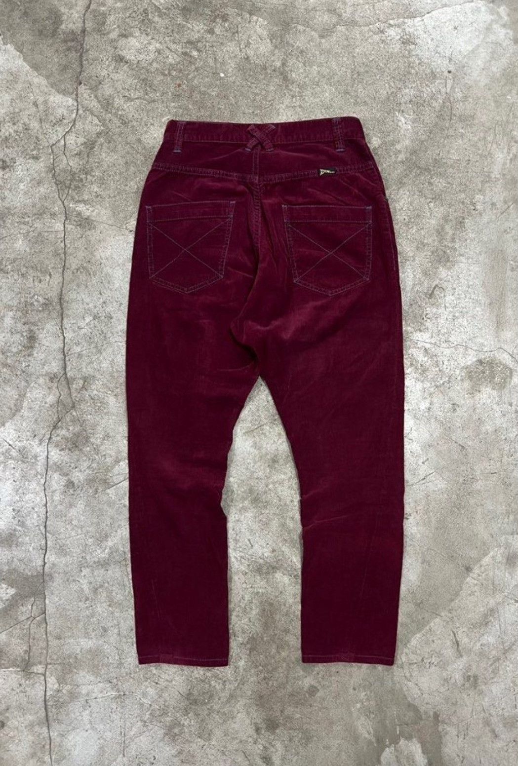 Vintage 1990s 20471120 x Hyoma Blue Line Corduroy Pants Size US 30 / EU 46 - 5 Thumbnail