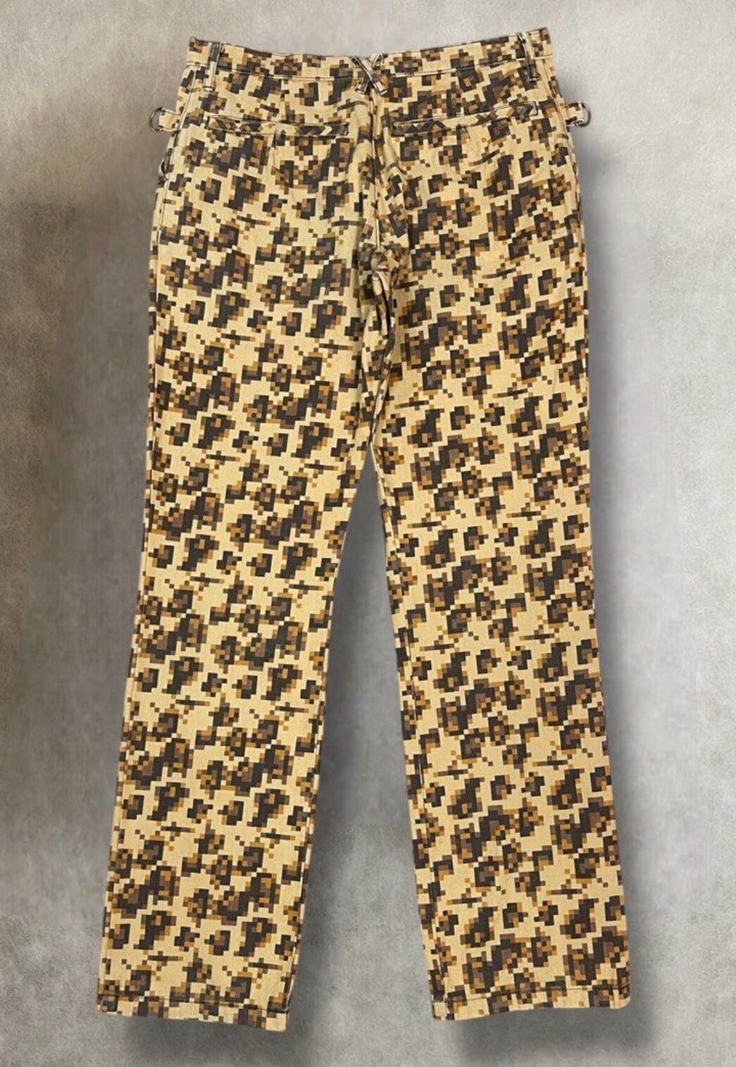 Vintage Beauty:Beast AW1998 Pixelated Leopard Pants Size US 30 / EU 46 - 8 Thumbnail