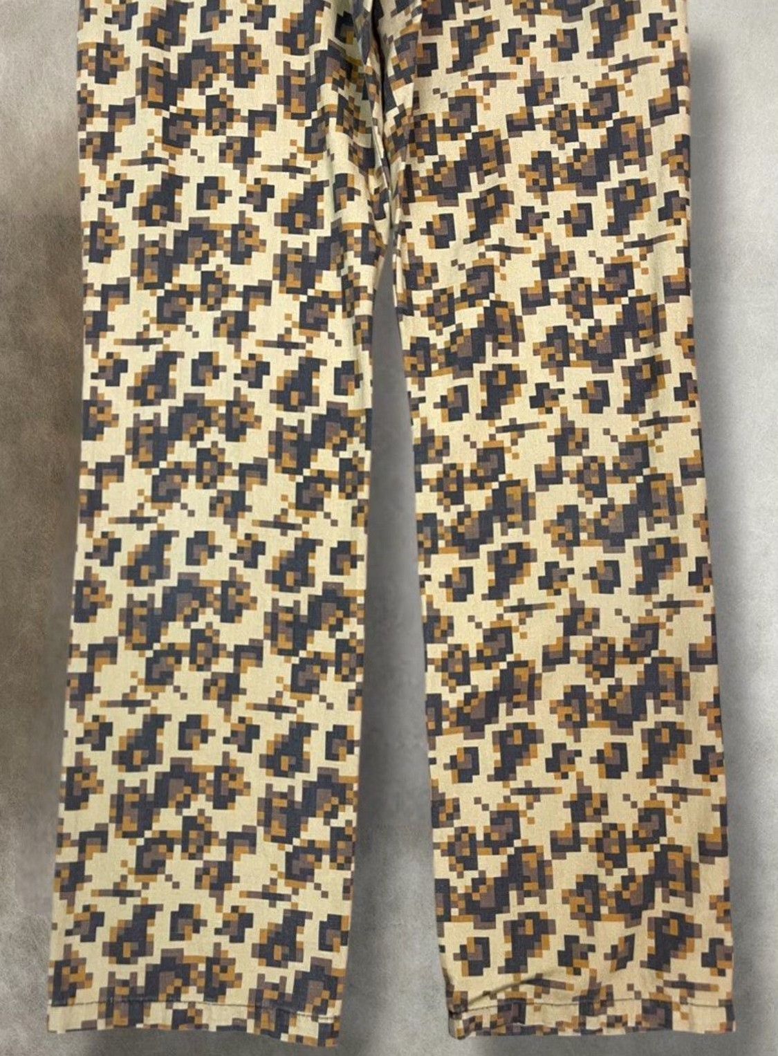 Vintage Beauty:Beast AW1998 Pixelated Leopard Pants Size US 30 / EU 46 - 7 Thumbnail